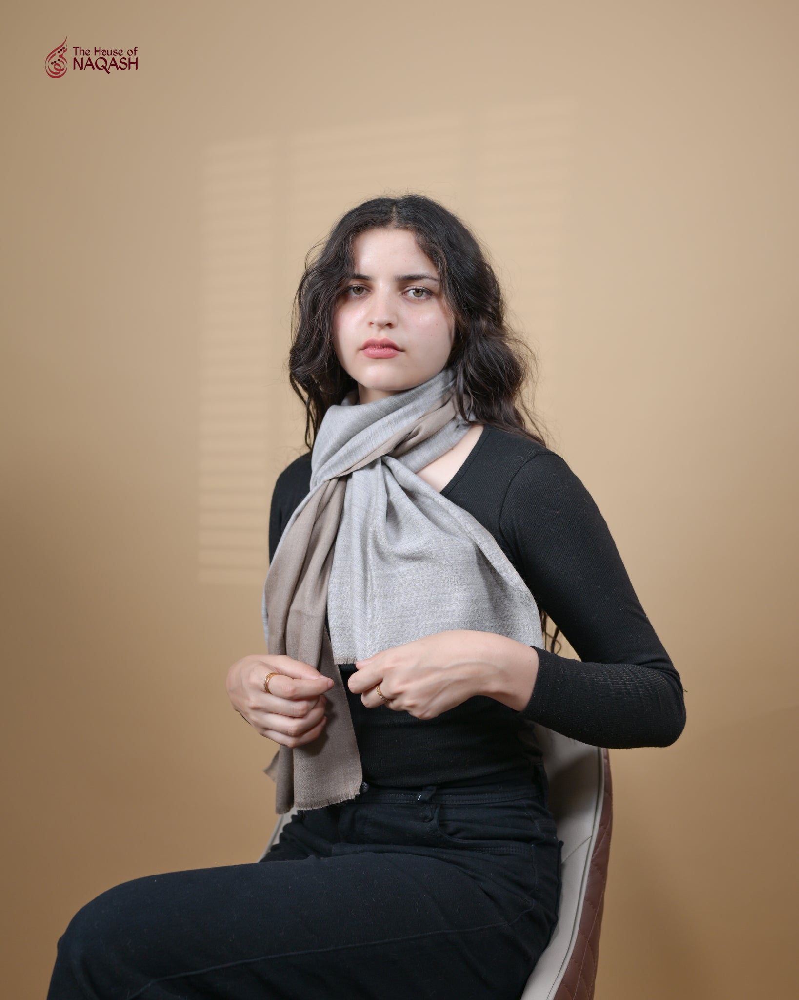 Stone & Sand Reversible Scarf