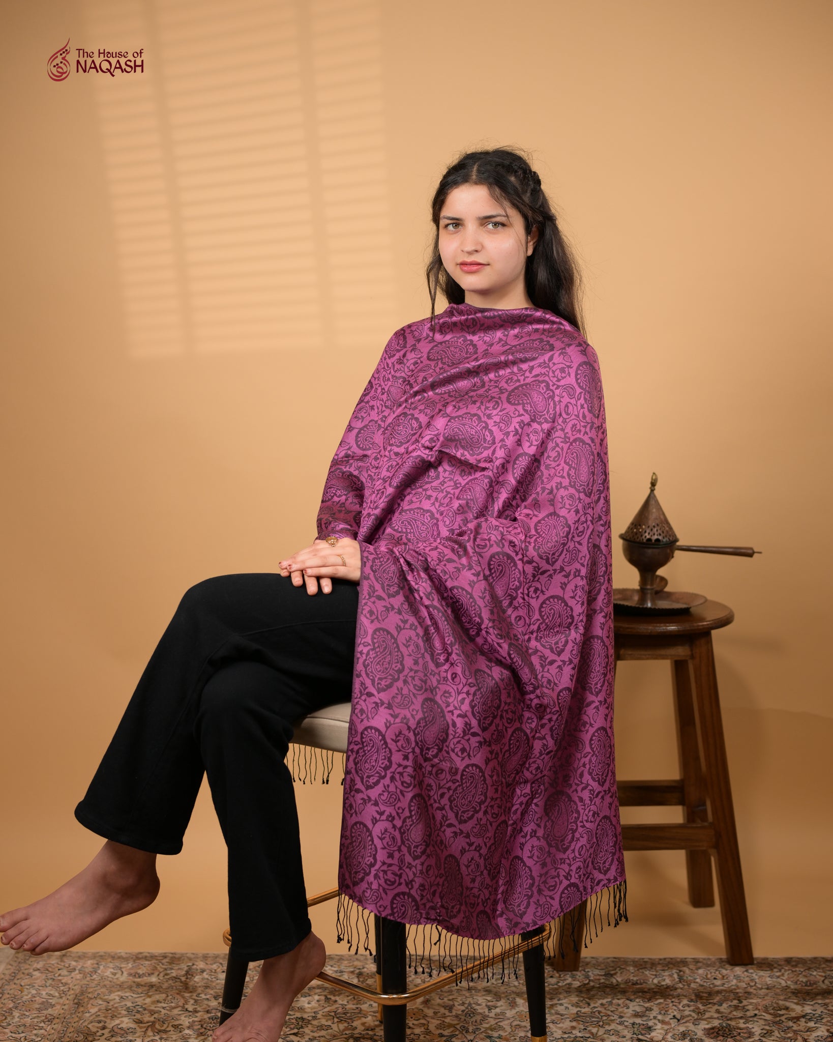 Blush Maroon Scarf