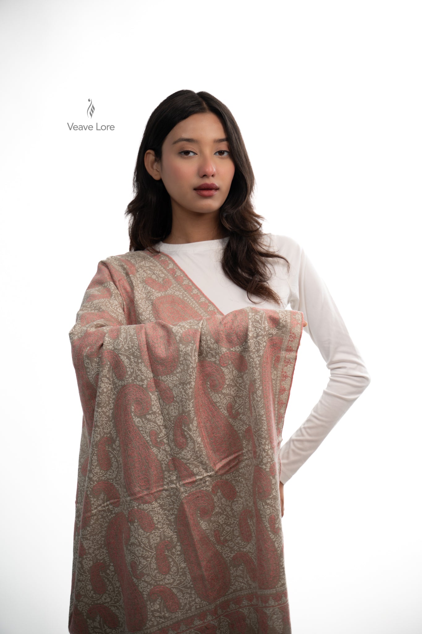 Rosewood Dusk Pashmina Shawl