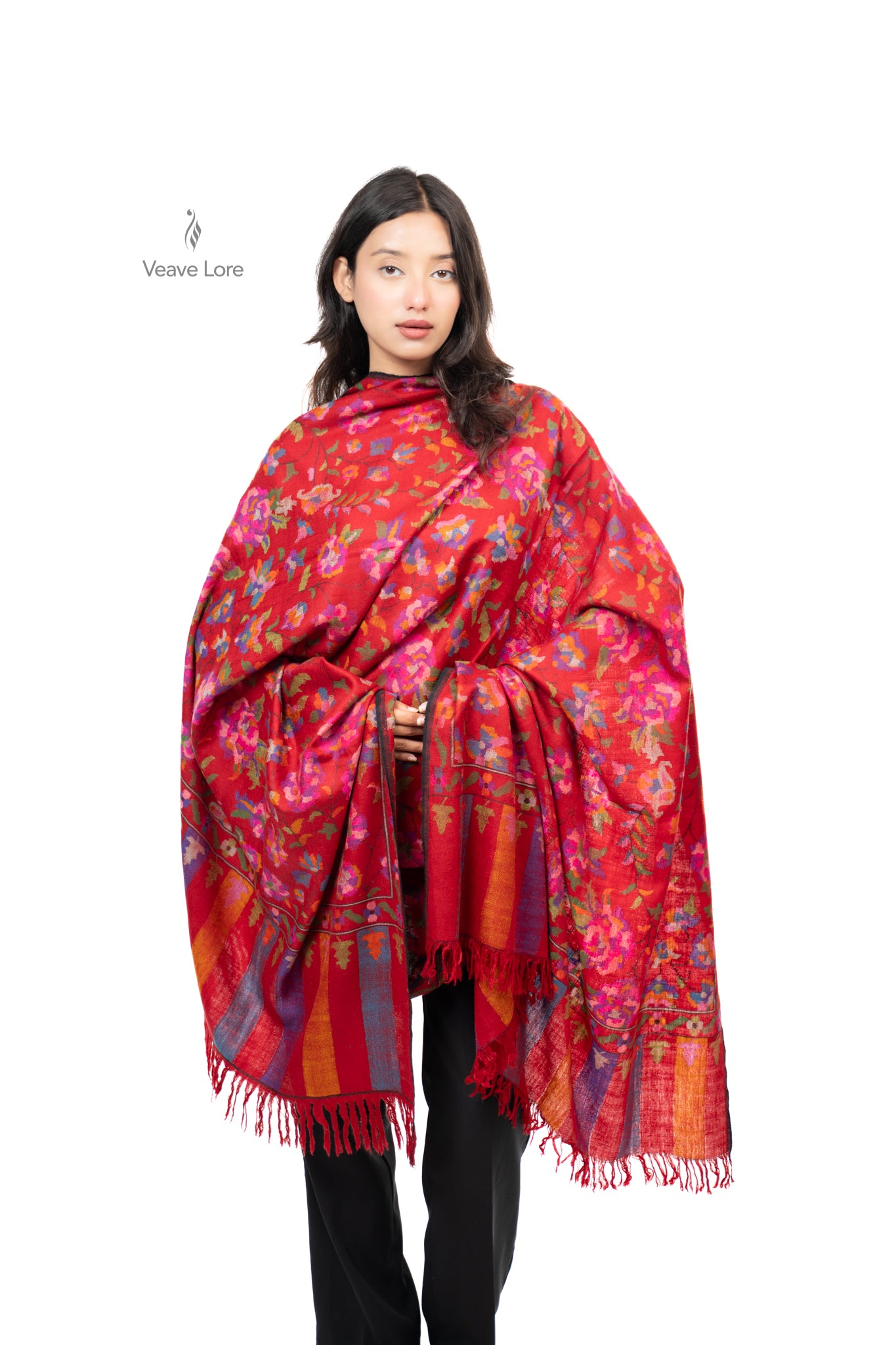 Gulistan — The Rose Garden Pashmina Shawl