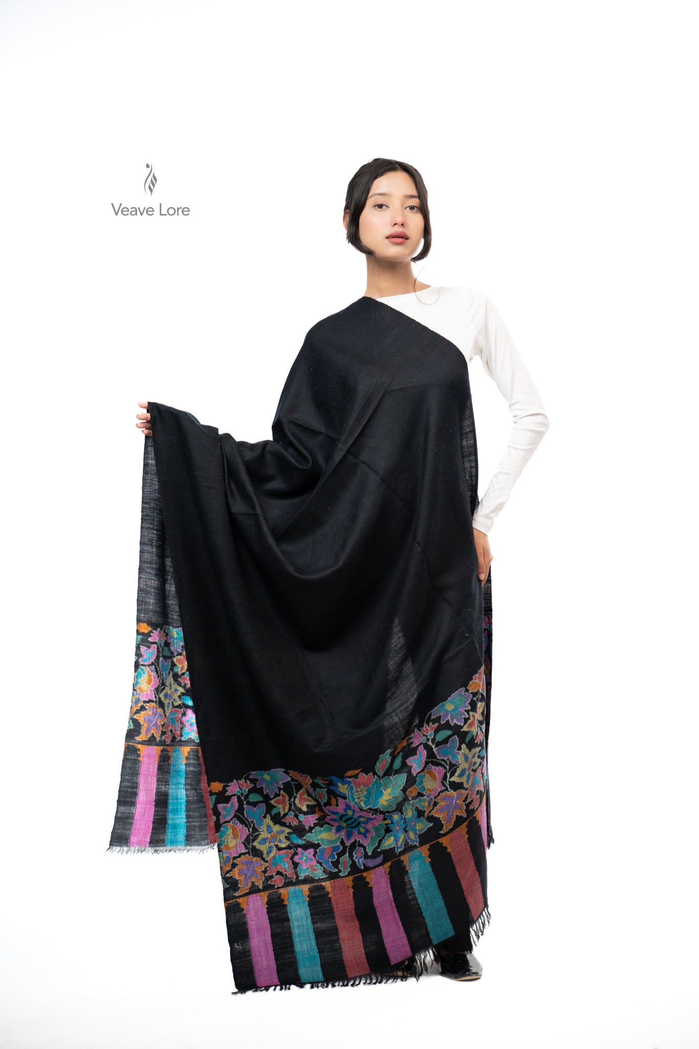 Kahkashan The Galaxy Pashmina Shawl