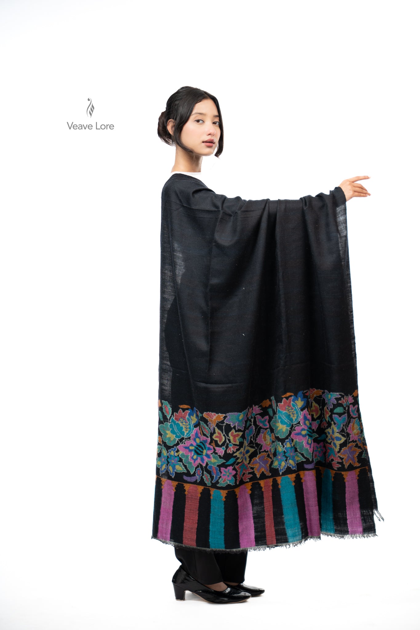 Kahkashan The Galaxy Pashmina Shawl