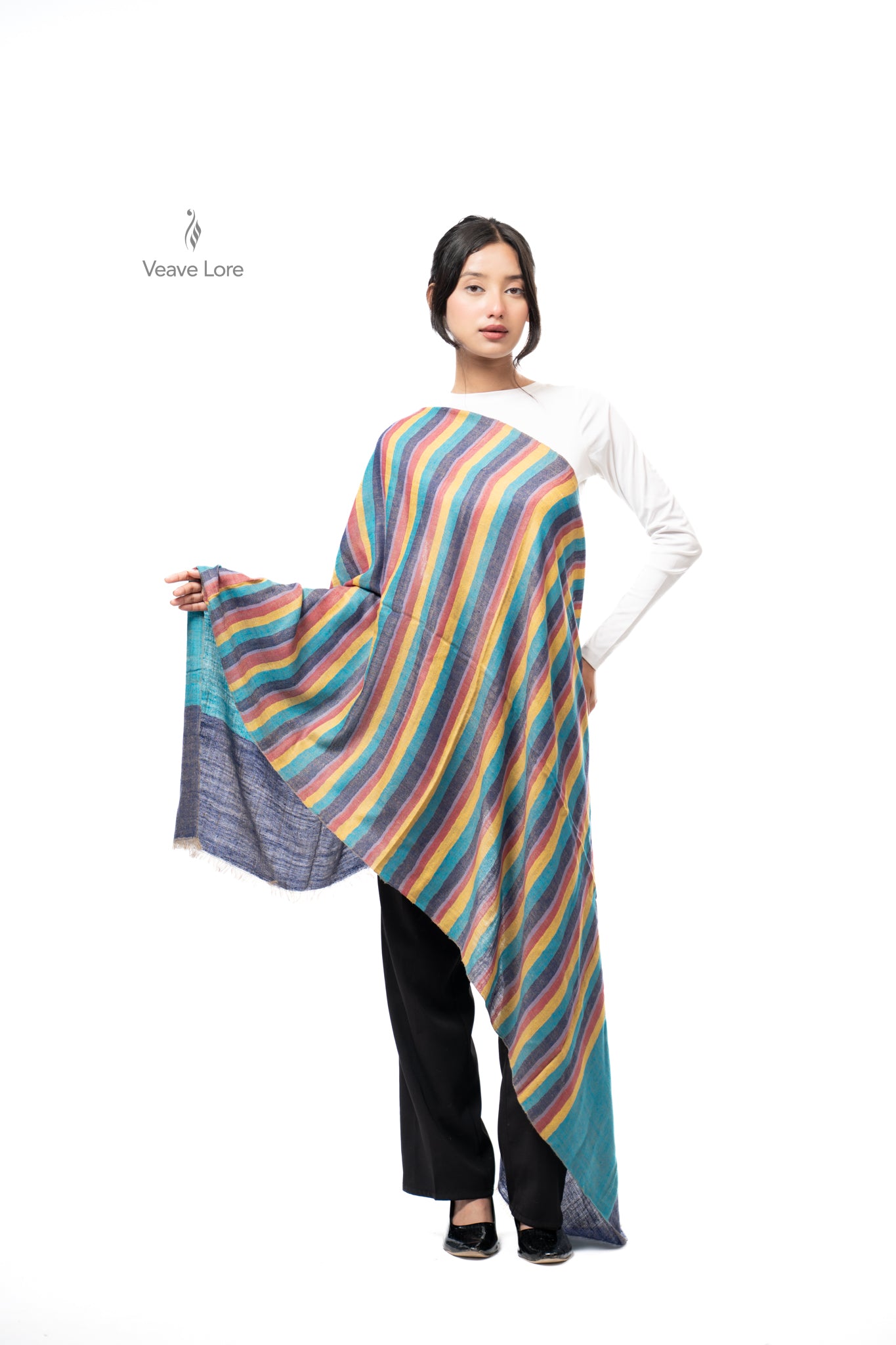 Satrangi Prism Pashmina Stole
