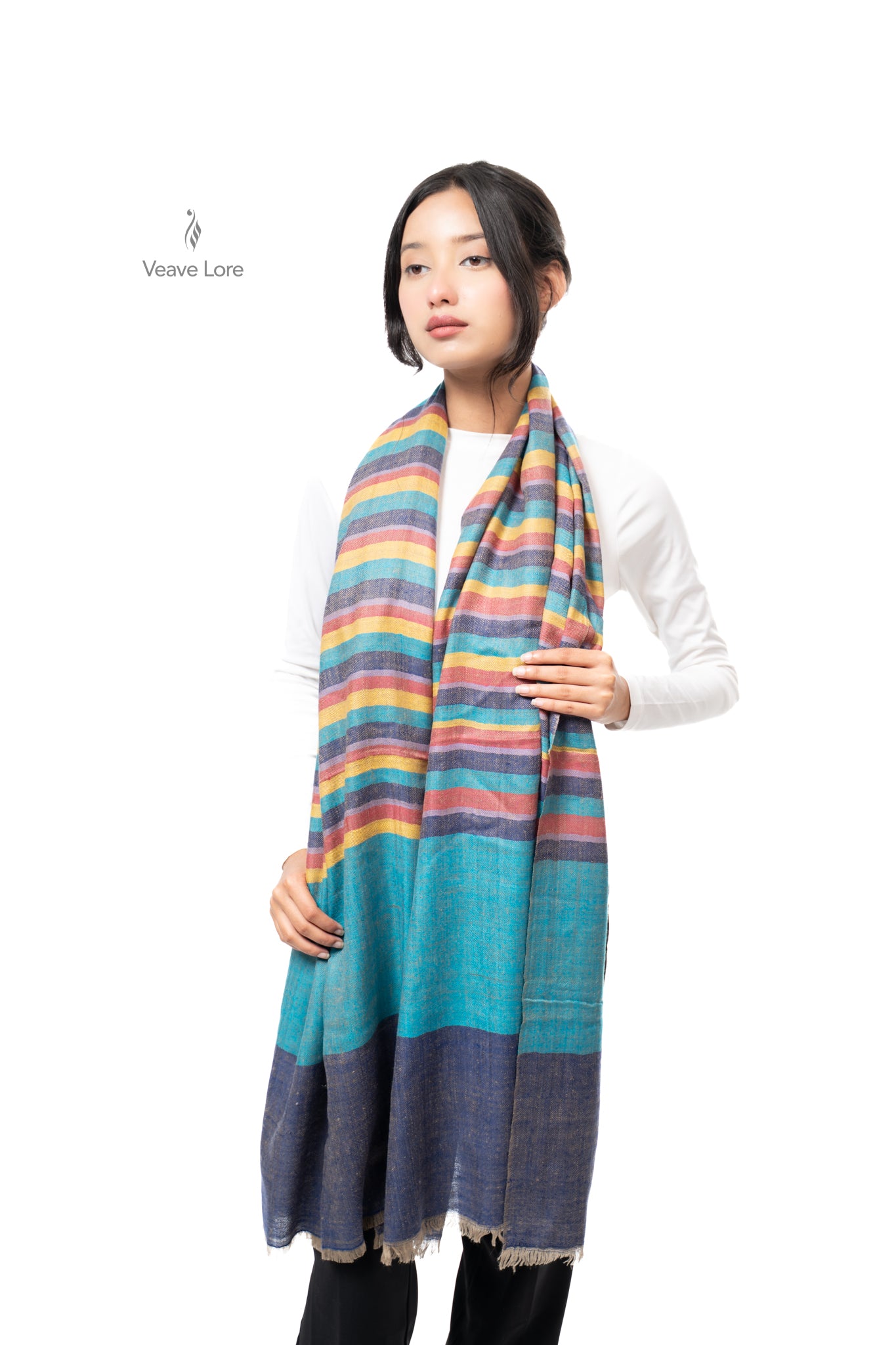 Satrangi Prism Pashmina Stole