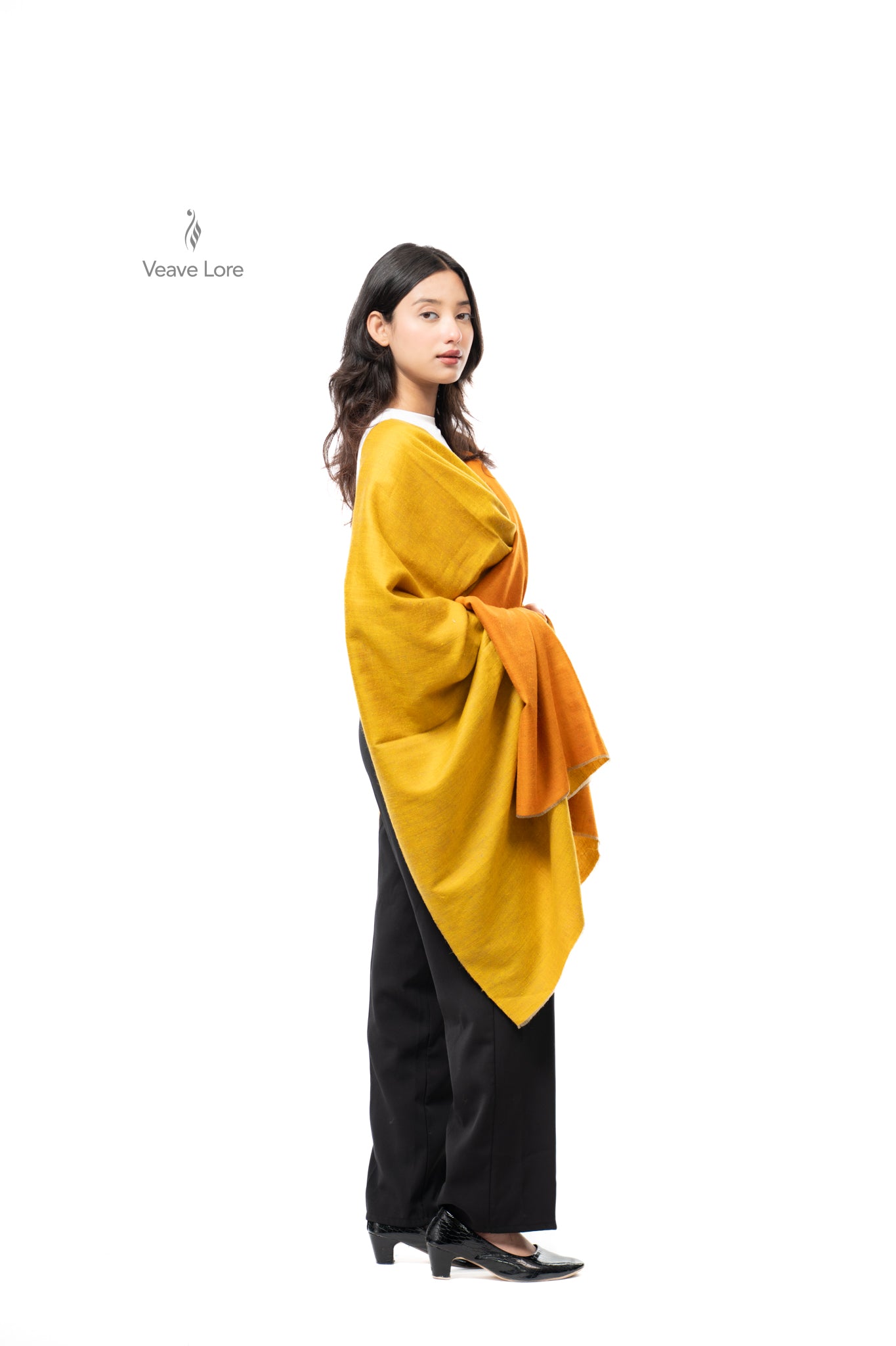 Zafran Marigold Pashmina Shawl
