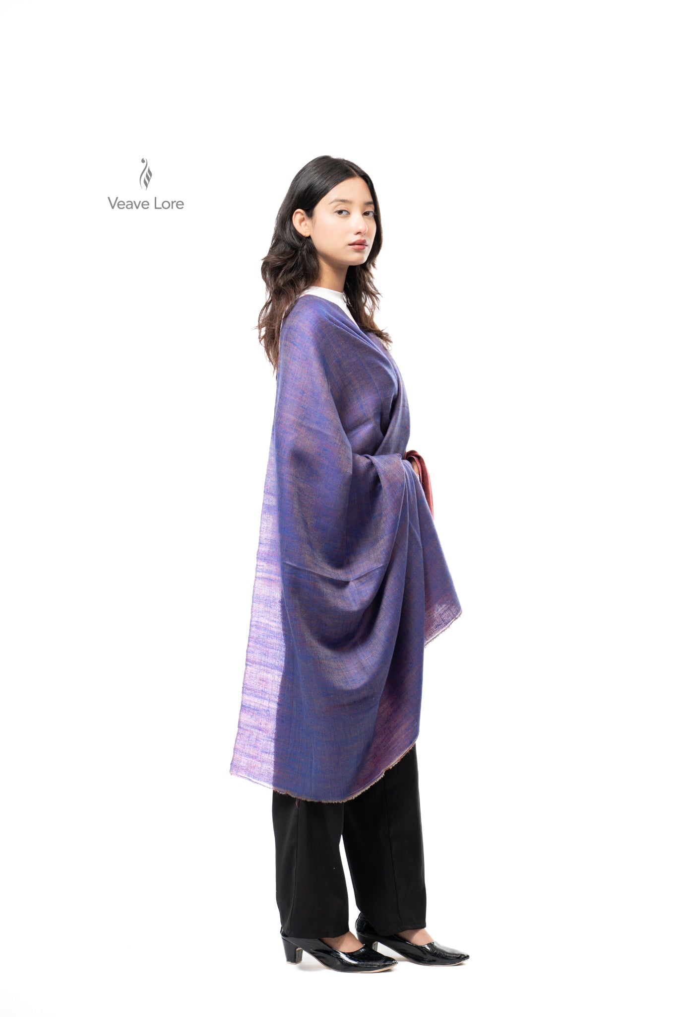 Yaqoot Sapphire Pashmina Shawl