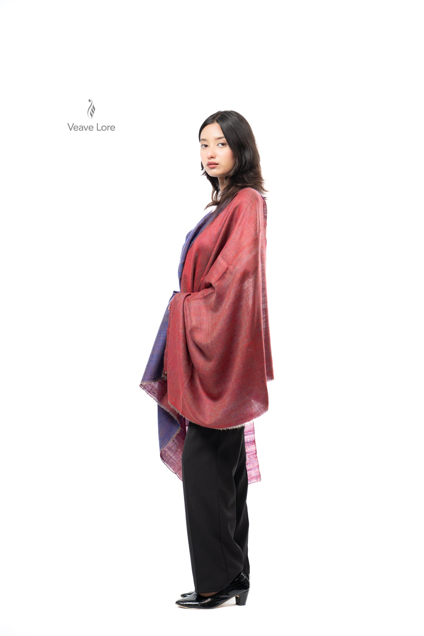 Yaqoot Sapphire Pashmina Shawl