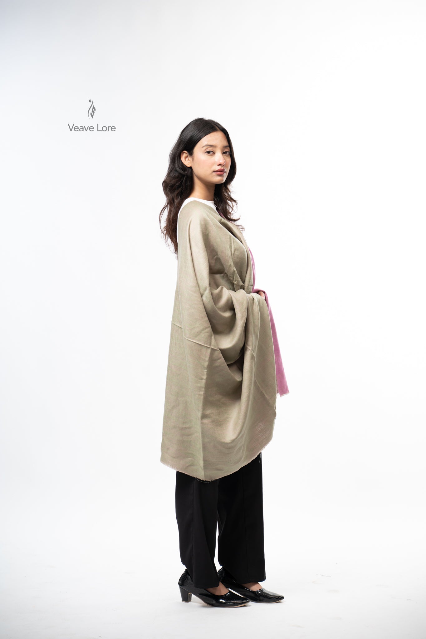 Banafsha Stone Pashmina Shawl