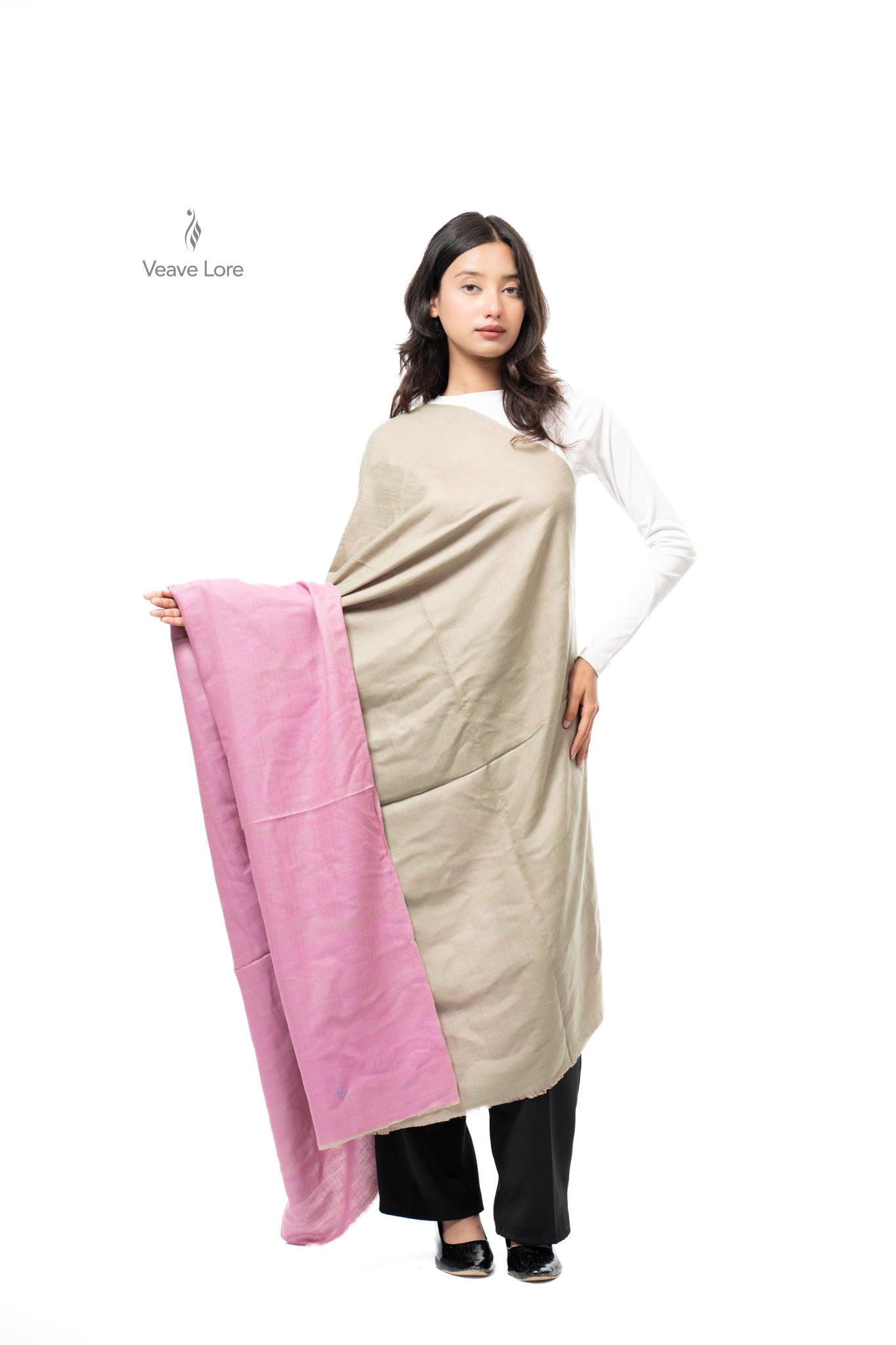 Banafsha Stone Pashmina Shawl