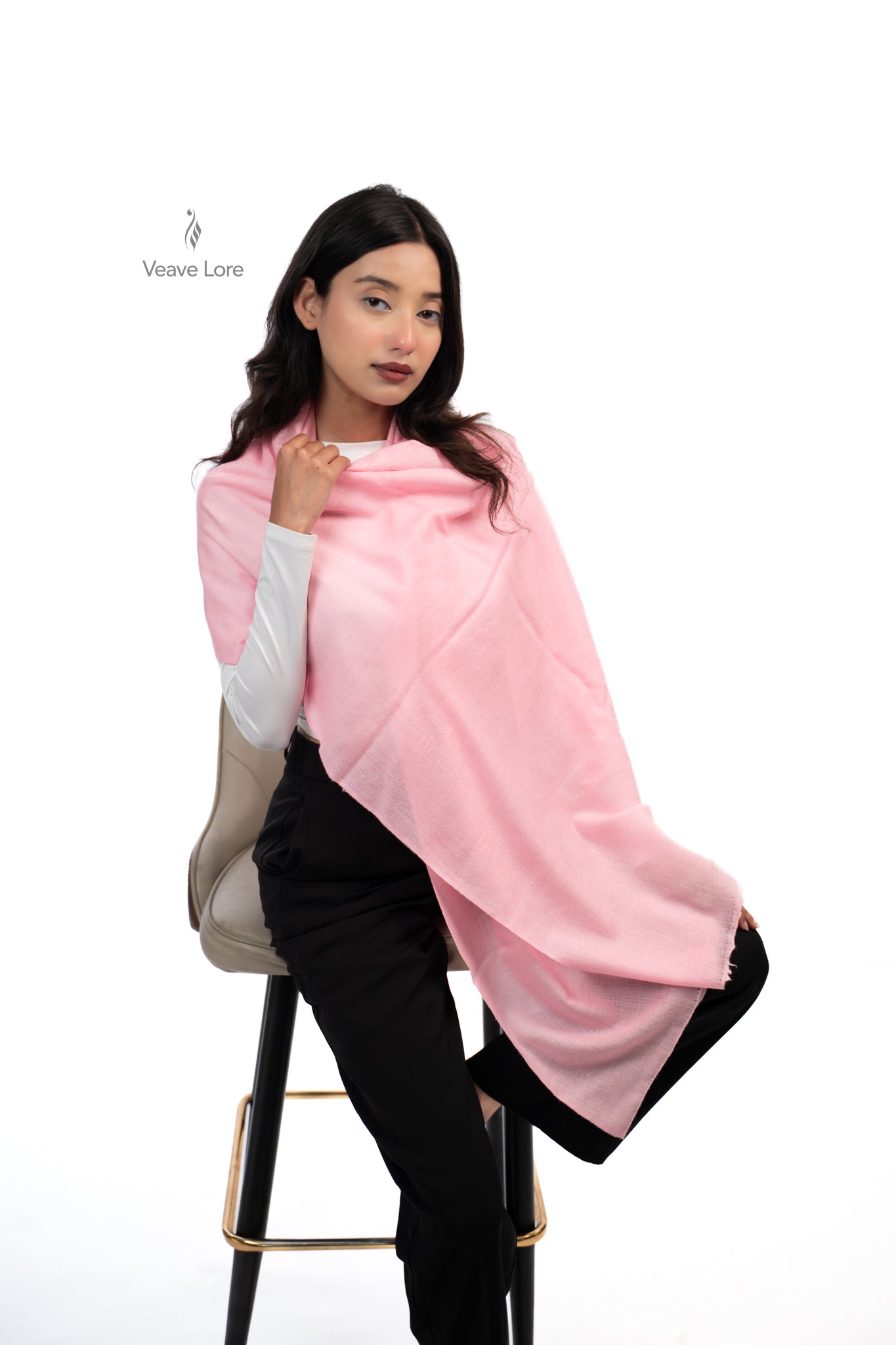 Rangeen Palette Fine Wool Shawl