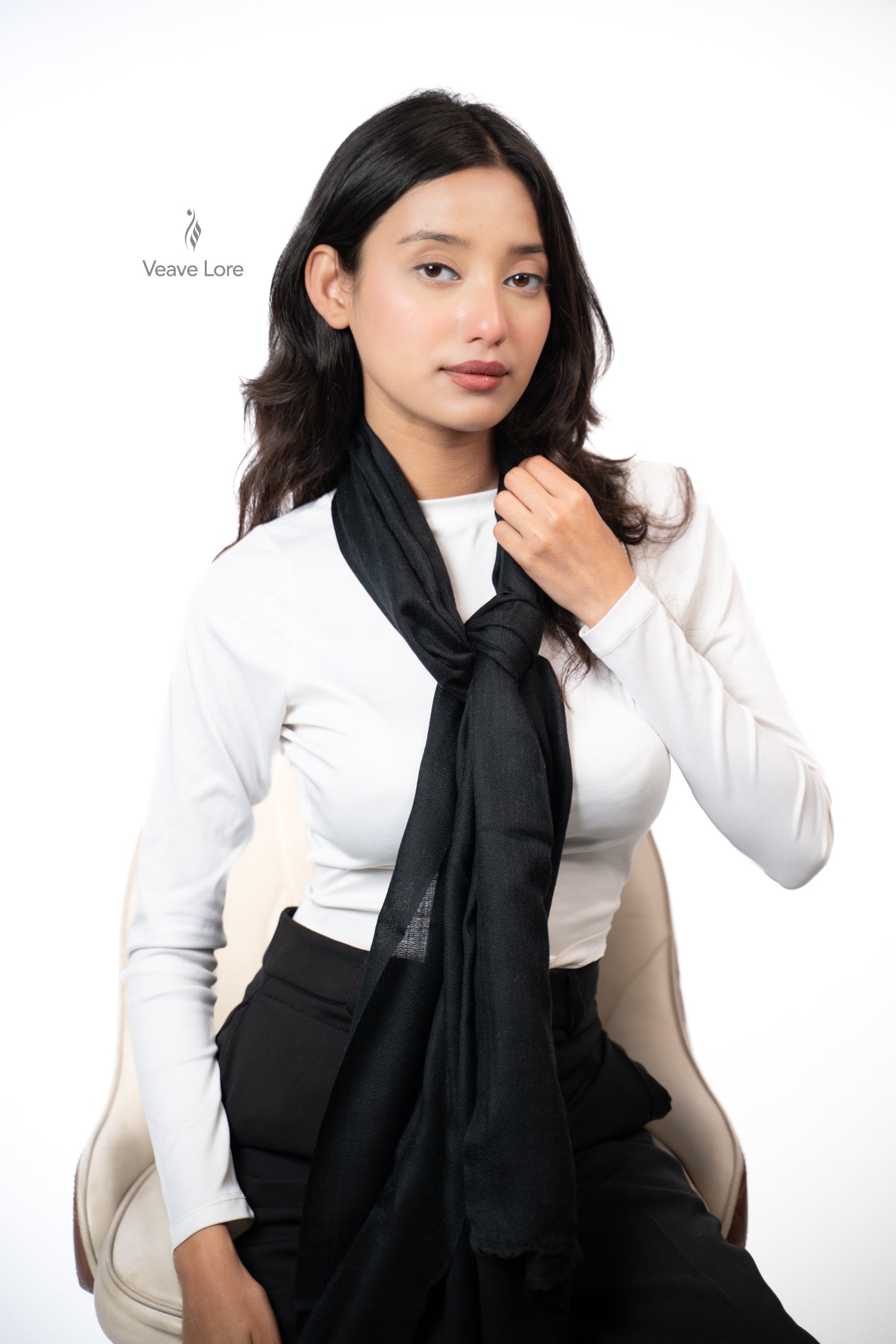 Rangeen Palette Fine Wool Shawl