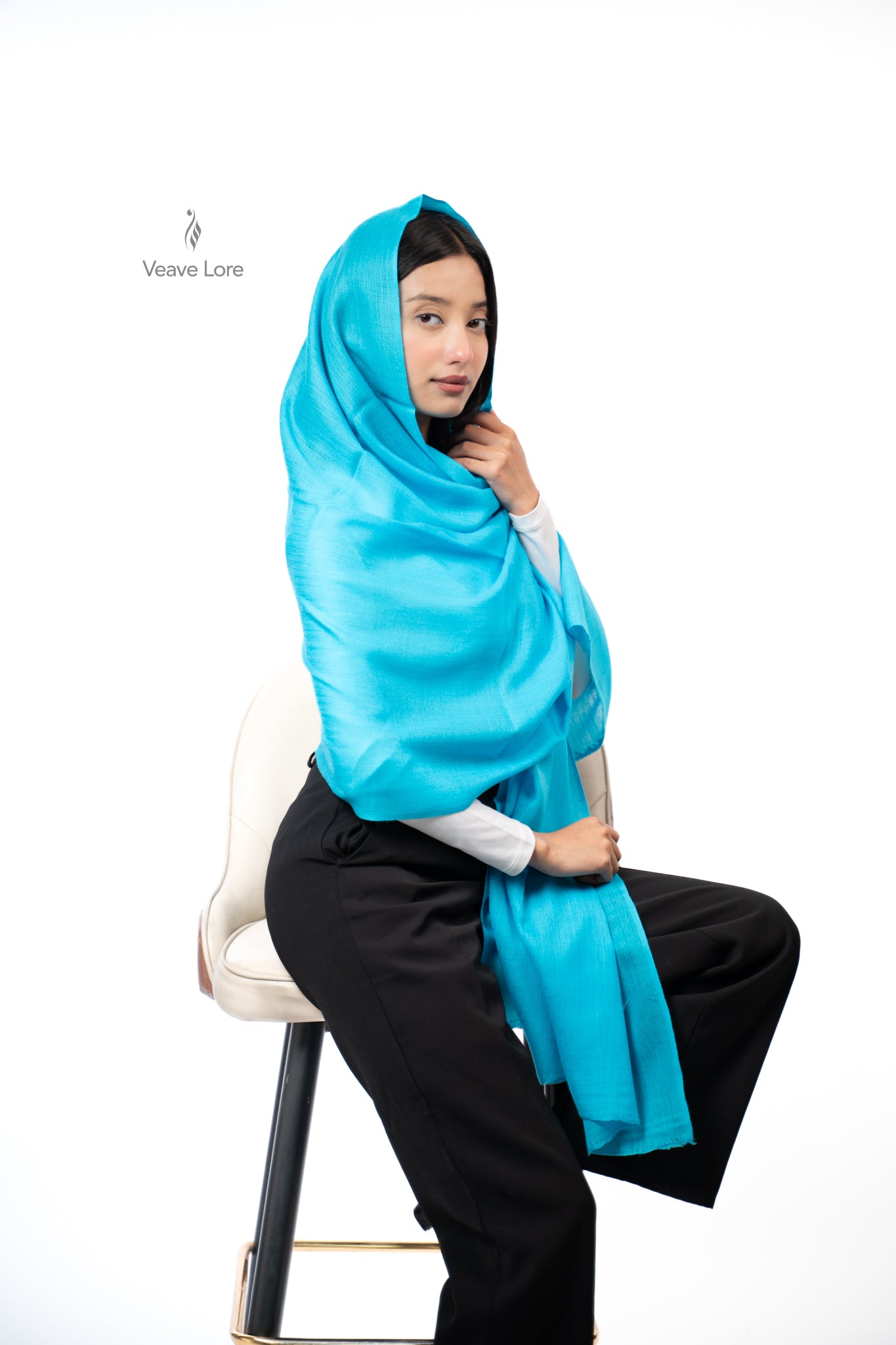 Rangeen Palette Fine Wool Shawl