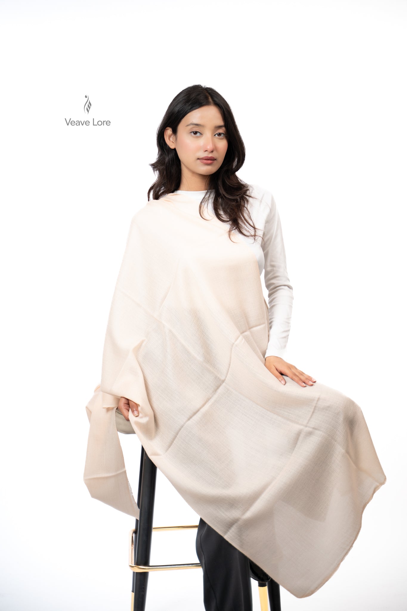 Rangeen Palette Fine Wool Shawl