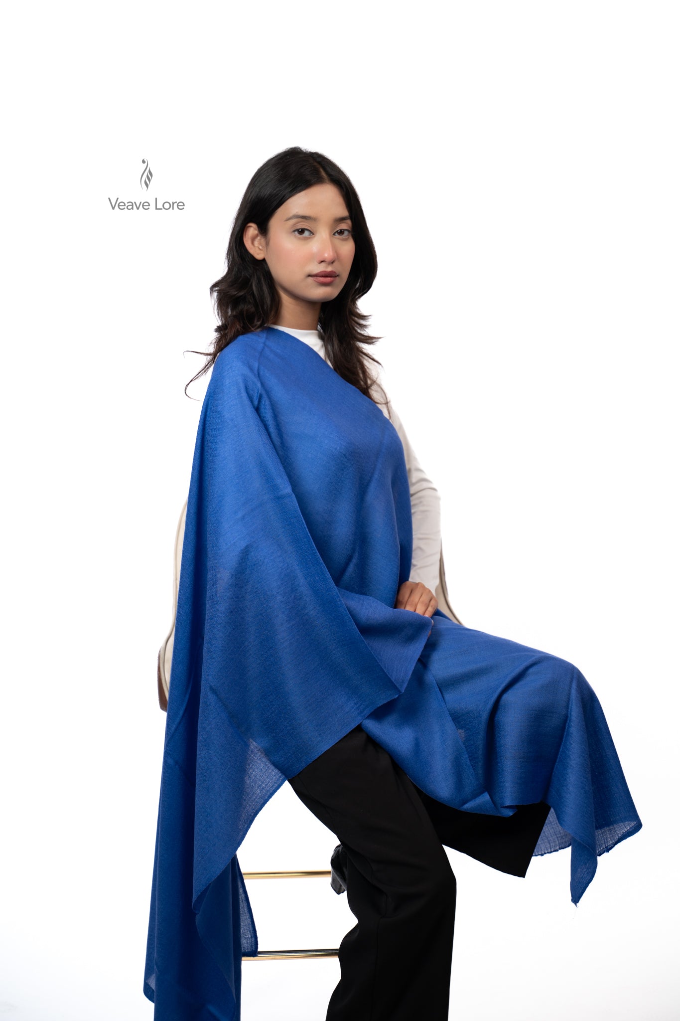 Rangeen Palette Fine Wool Shawl