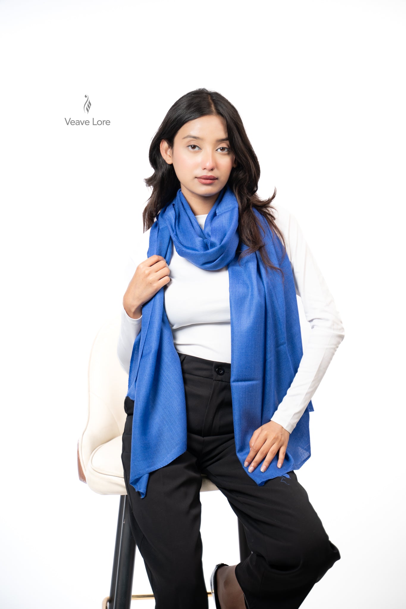 Rangeen Palette Fine Wool Shawl