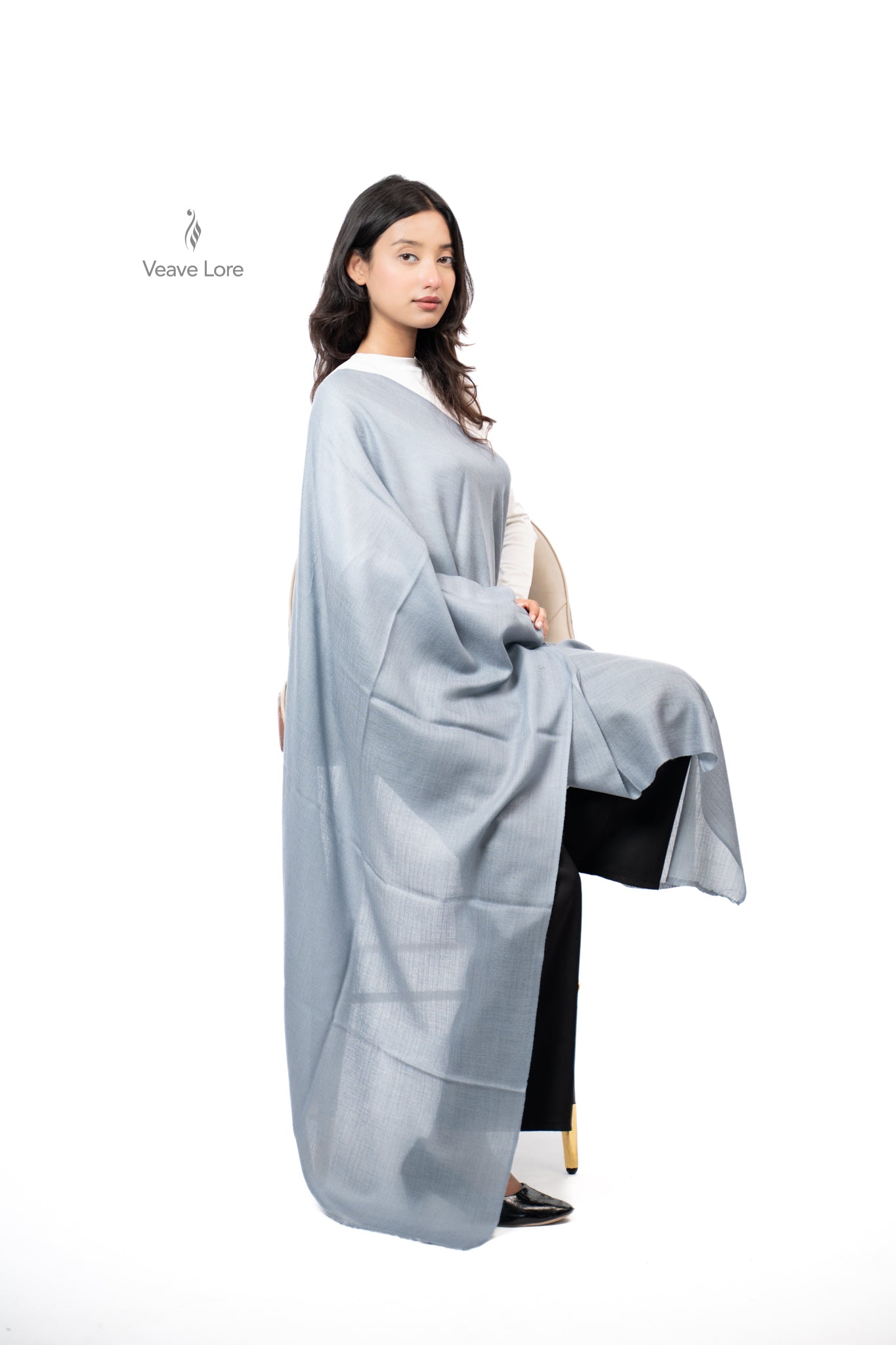 Rangeen Palette Fine Wool Shawl
