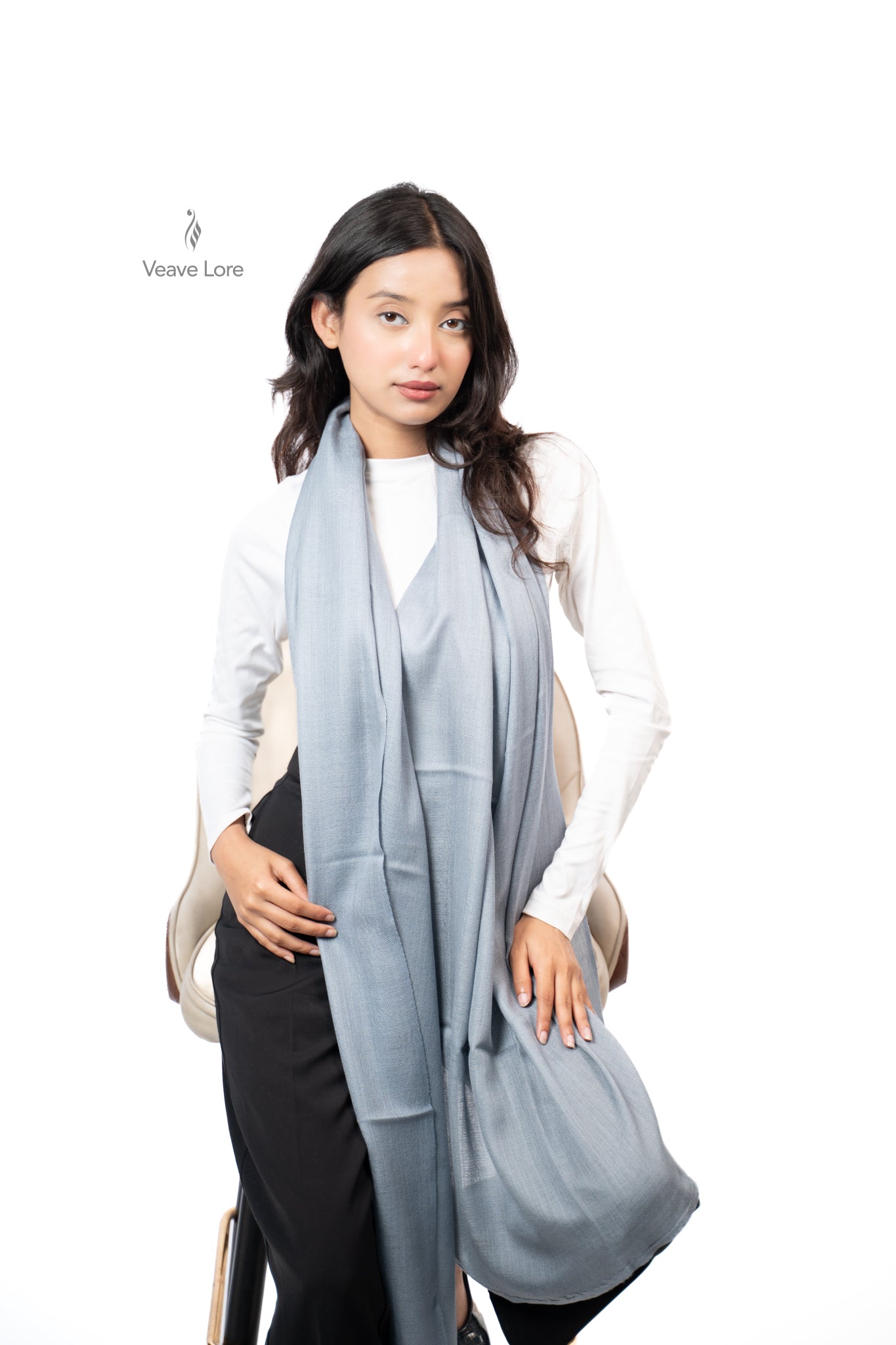 Rangeen Palette Fine Wool Shawl