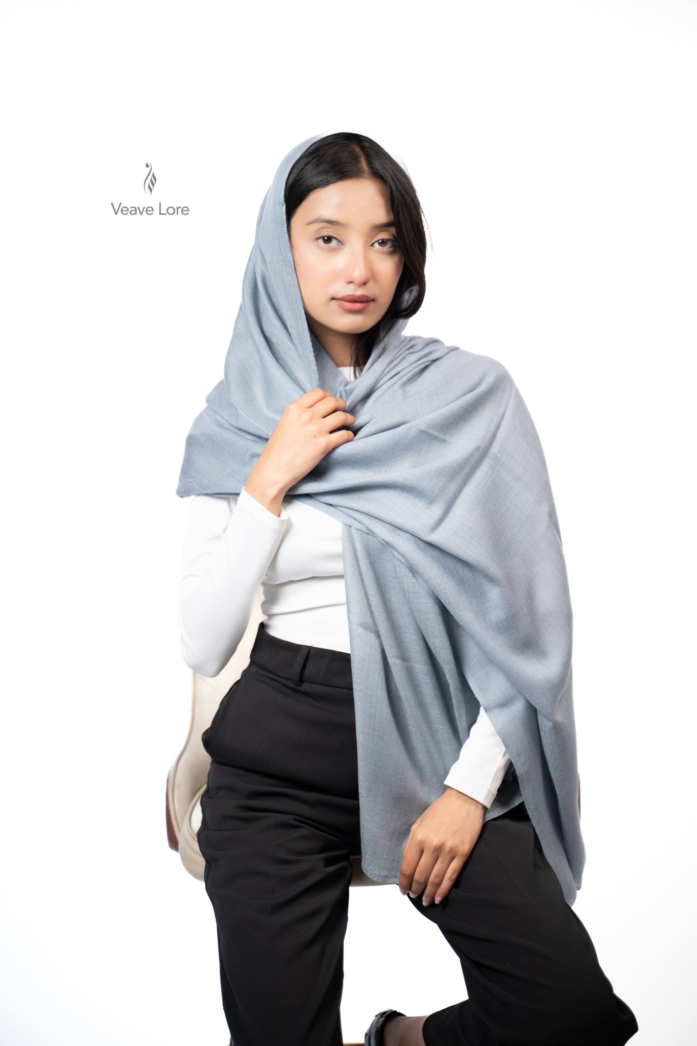 Rangeen Palette Fine Wool Shawl