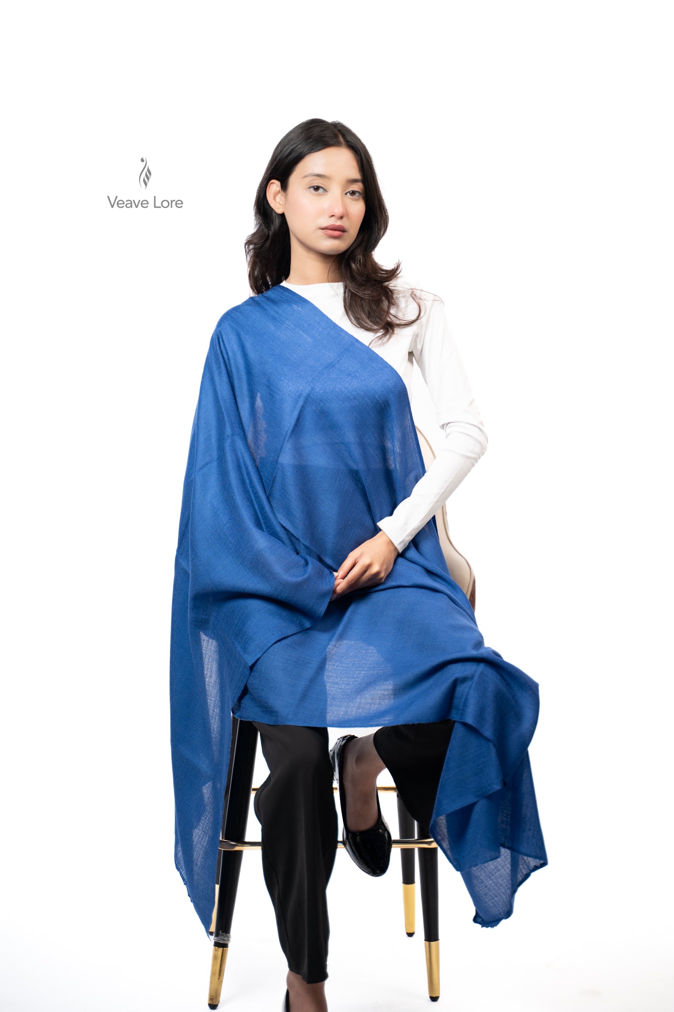 Rangeen Palette Fine Wool Shawl