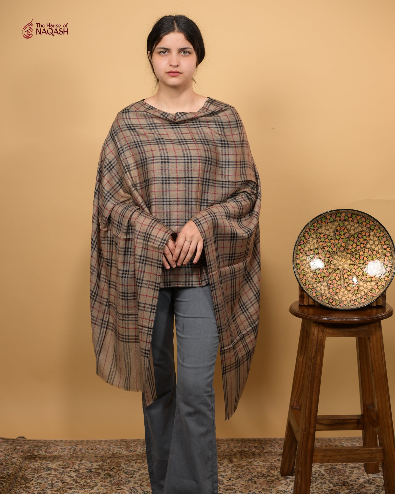 Espresso Shadow Stripes Wrap
