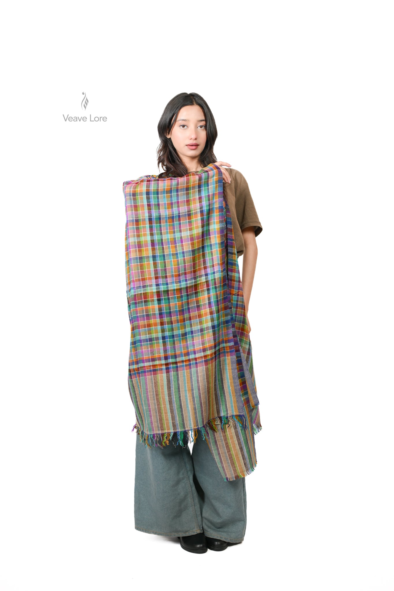 Haft-Rang Pashmina Stole