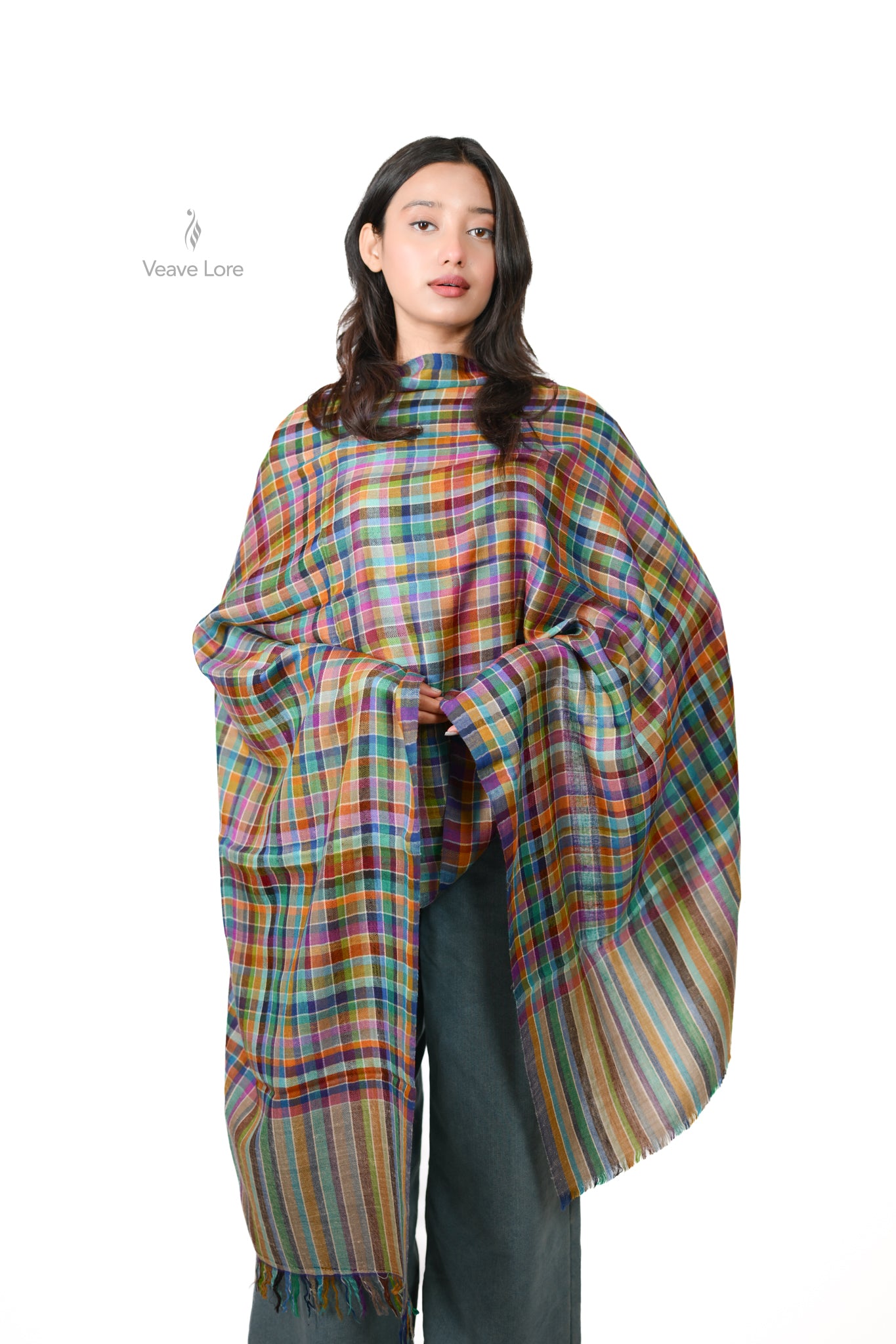 Haft-Rang Pashmina Stole