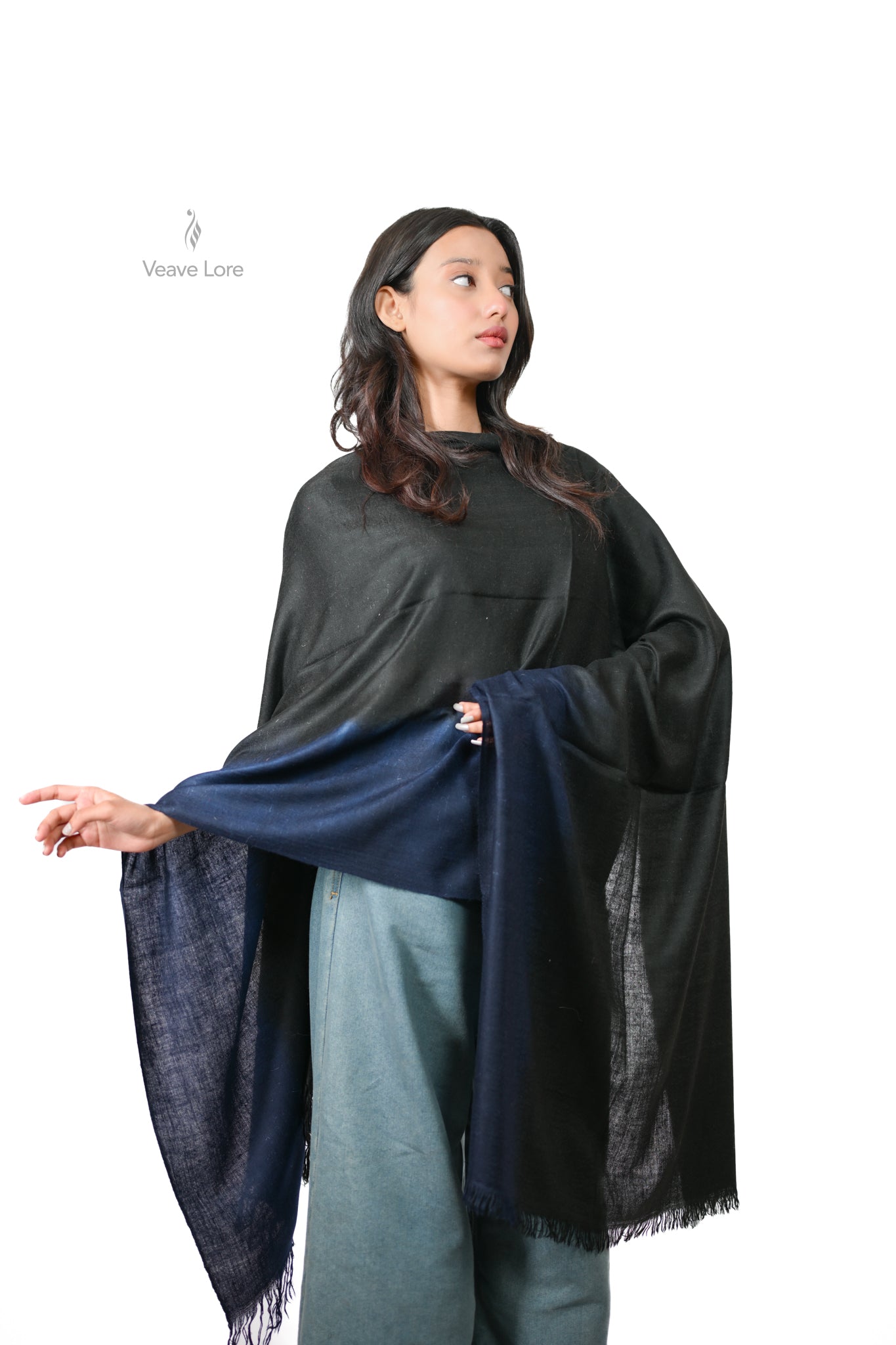 Shab-e-Neel Pashmina Stole