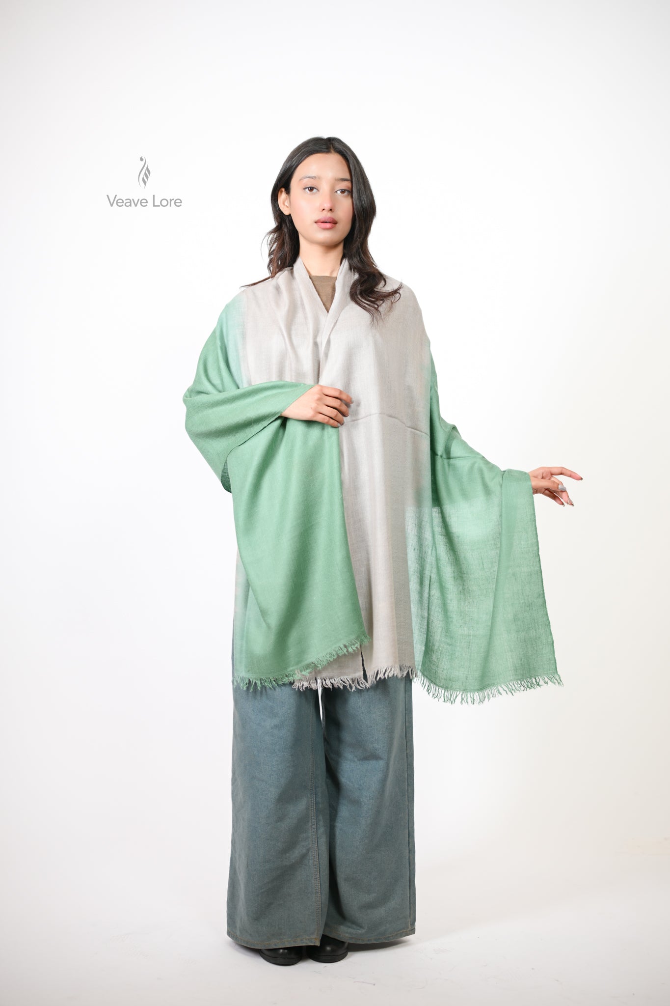Sabz-e-Sahar Pashmina Stole