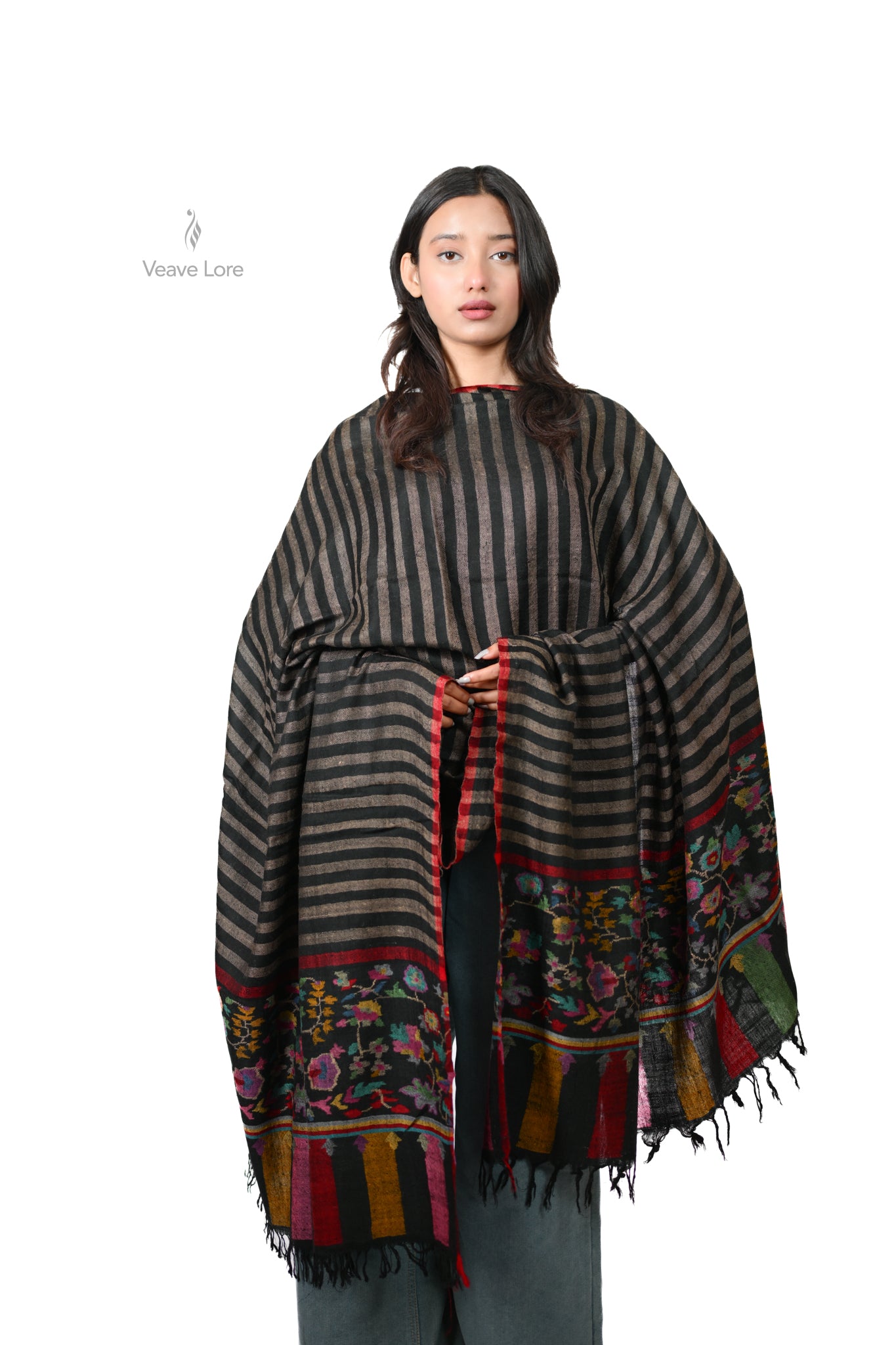 Khaak-o-Saaya Earth & Shadow Pashmina Shawl