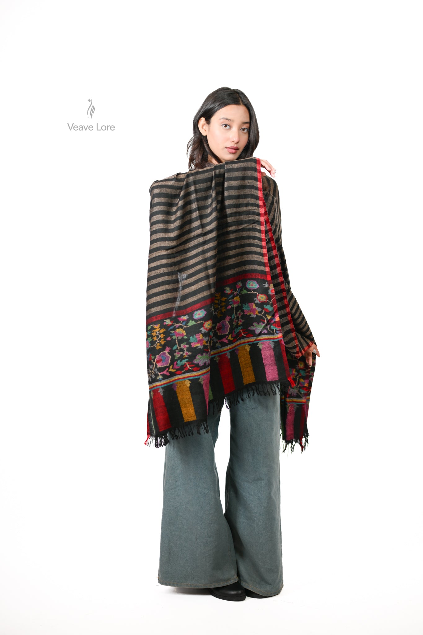 Khaak-o-Saaya Earth & Shadow Pashmina Shawl