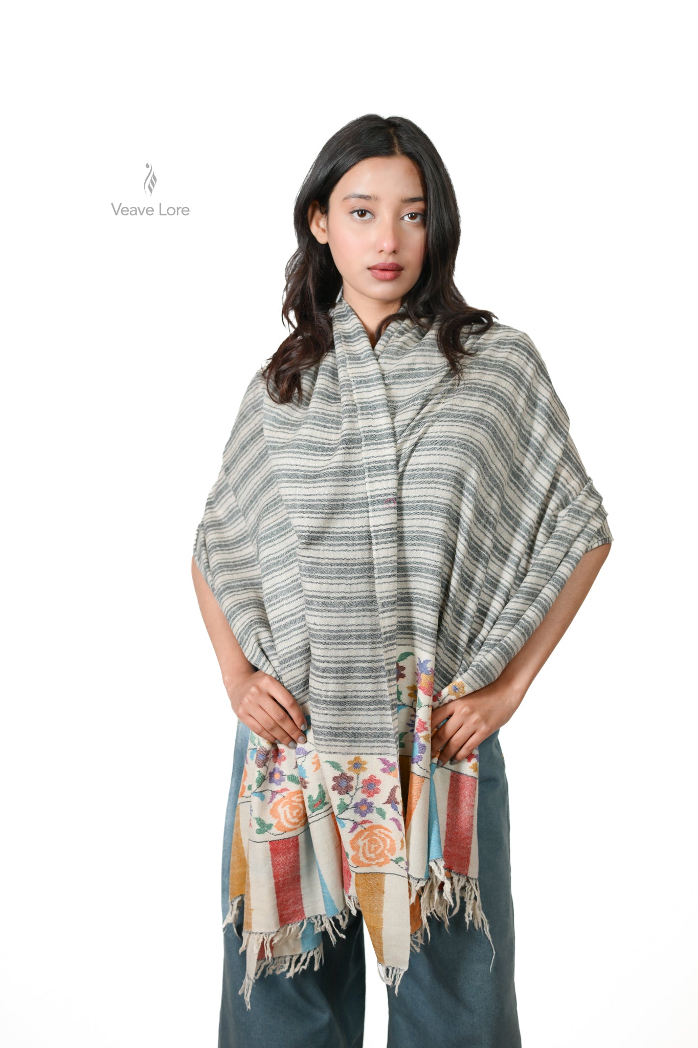Sahar-o-Bahar — Dawn & Spring Pashmina Shawl