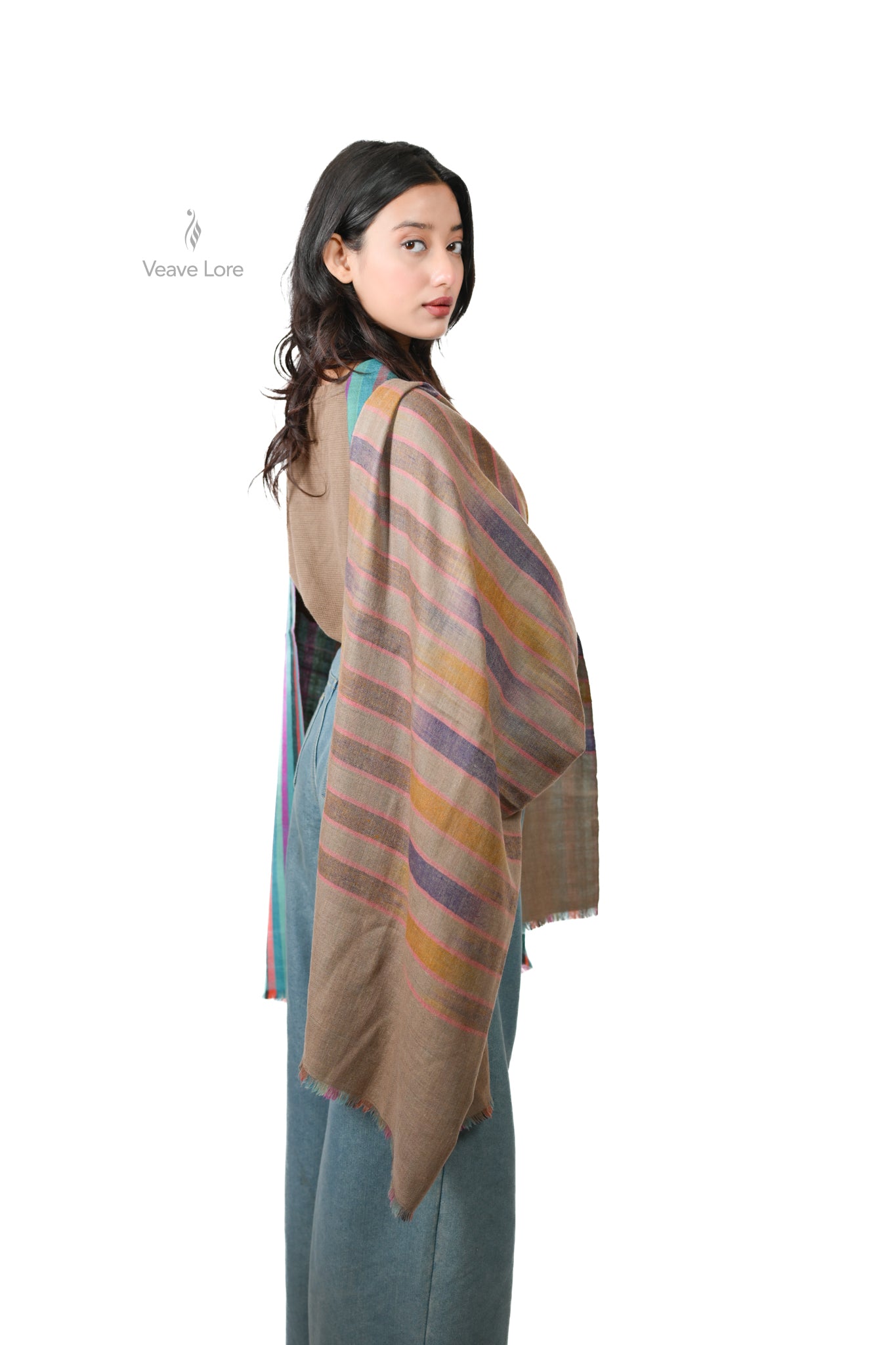 Do-Ri-Ki Rang-e-Kohsar Kashmiri Pashmina Shawl