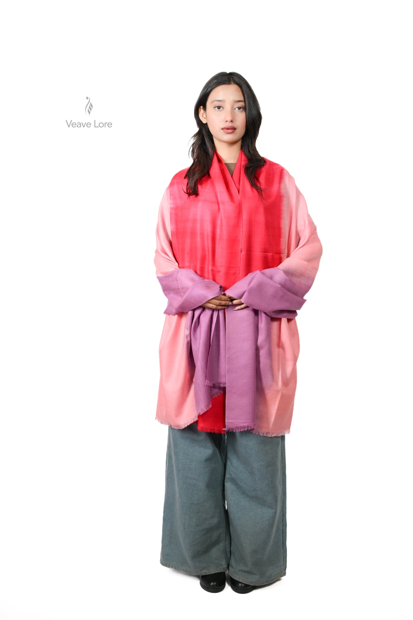 Rang-e-Gulab Kashmiri Pashmina Shawl