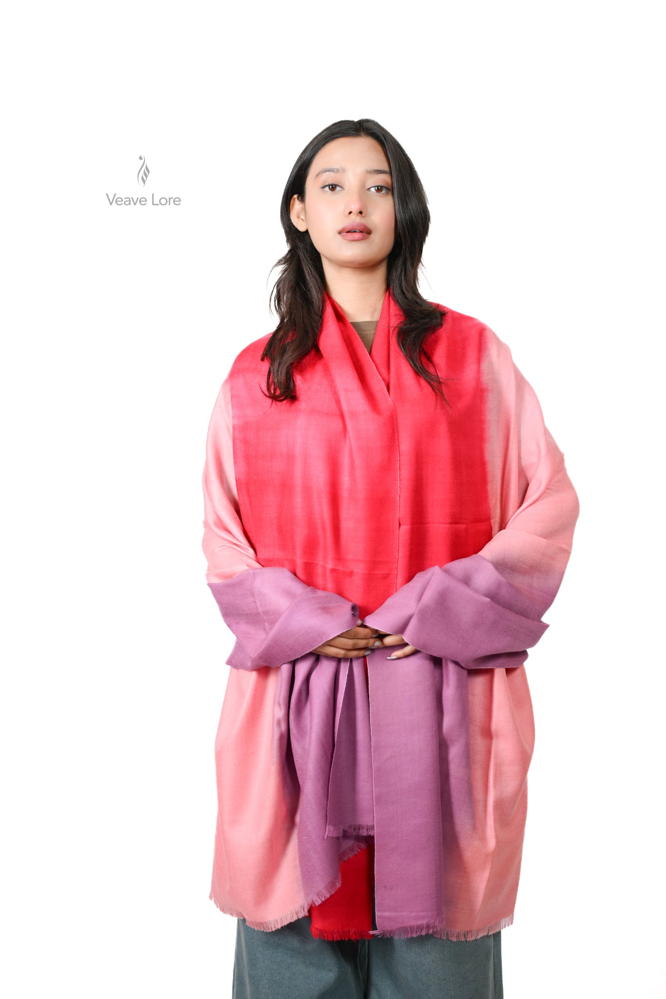 Rang-e-Gulab Kashmiri Pashmina Shawl