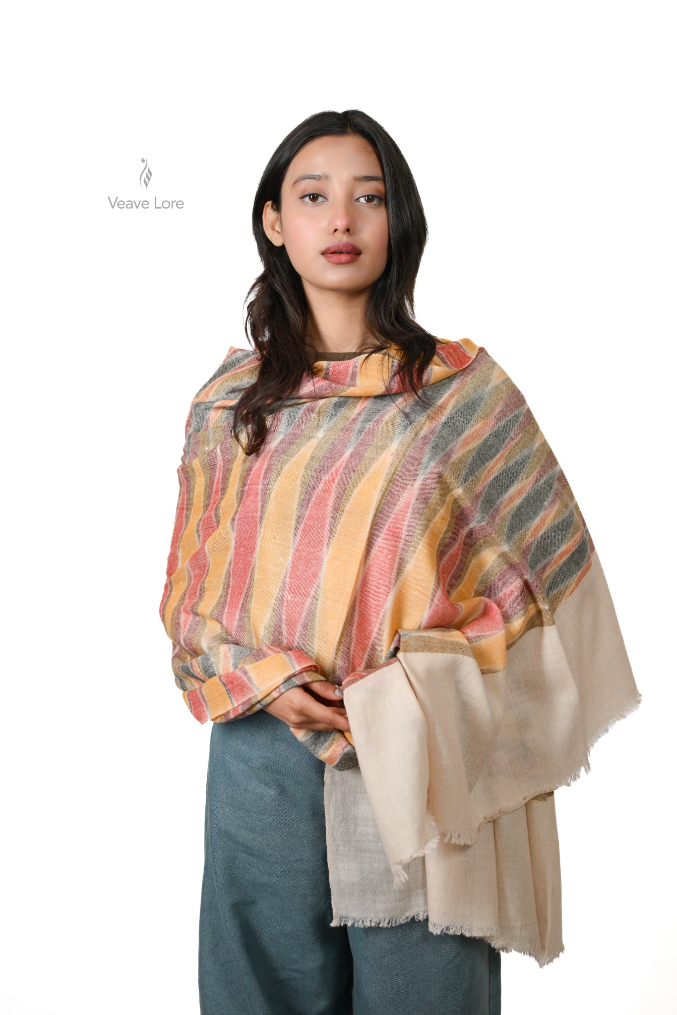Khizan-e-Rang Pashmina Shawl