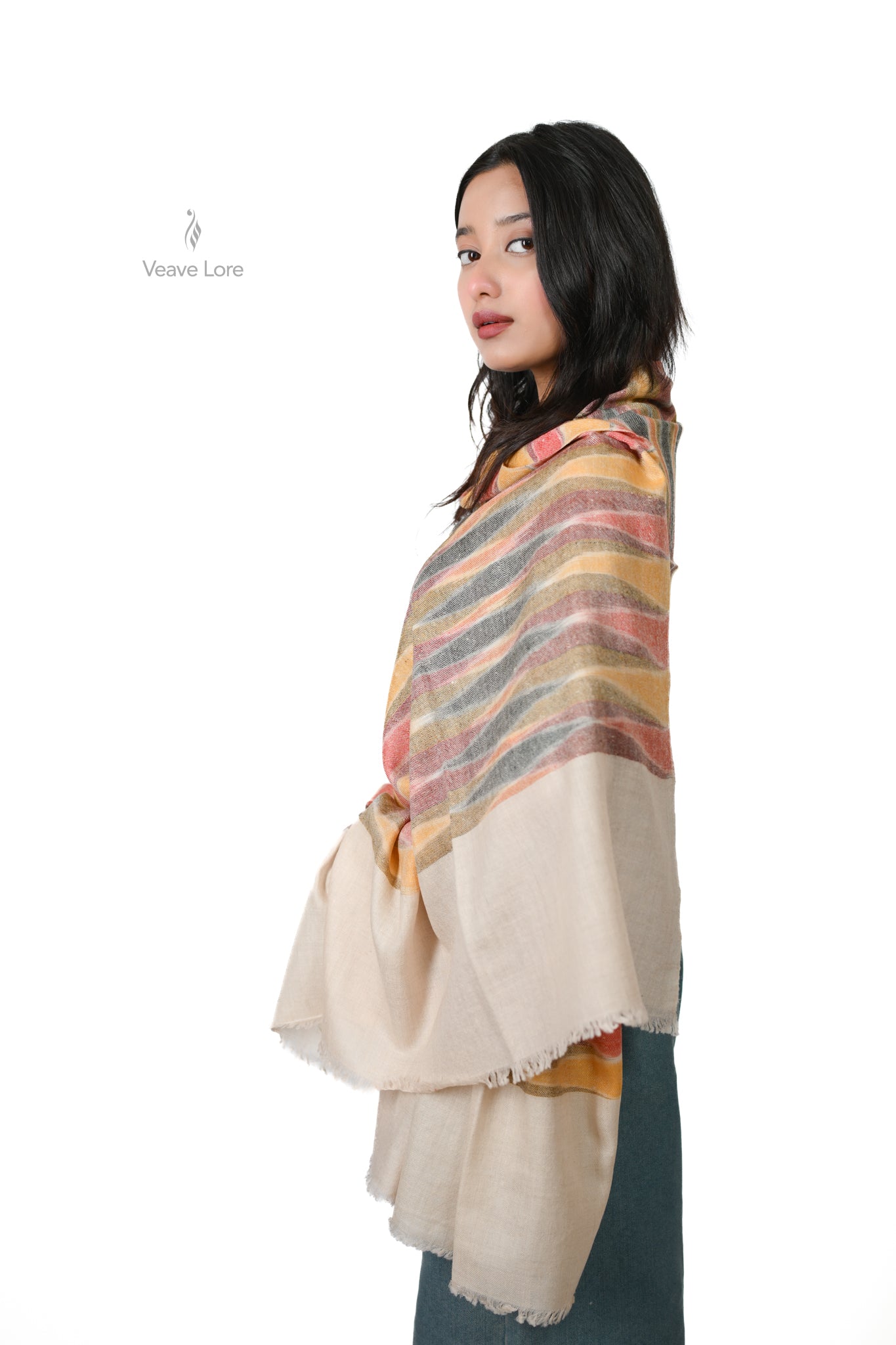 Khizan-e-Rang Pashmina Shawl