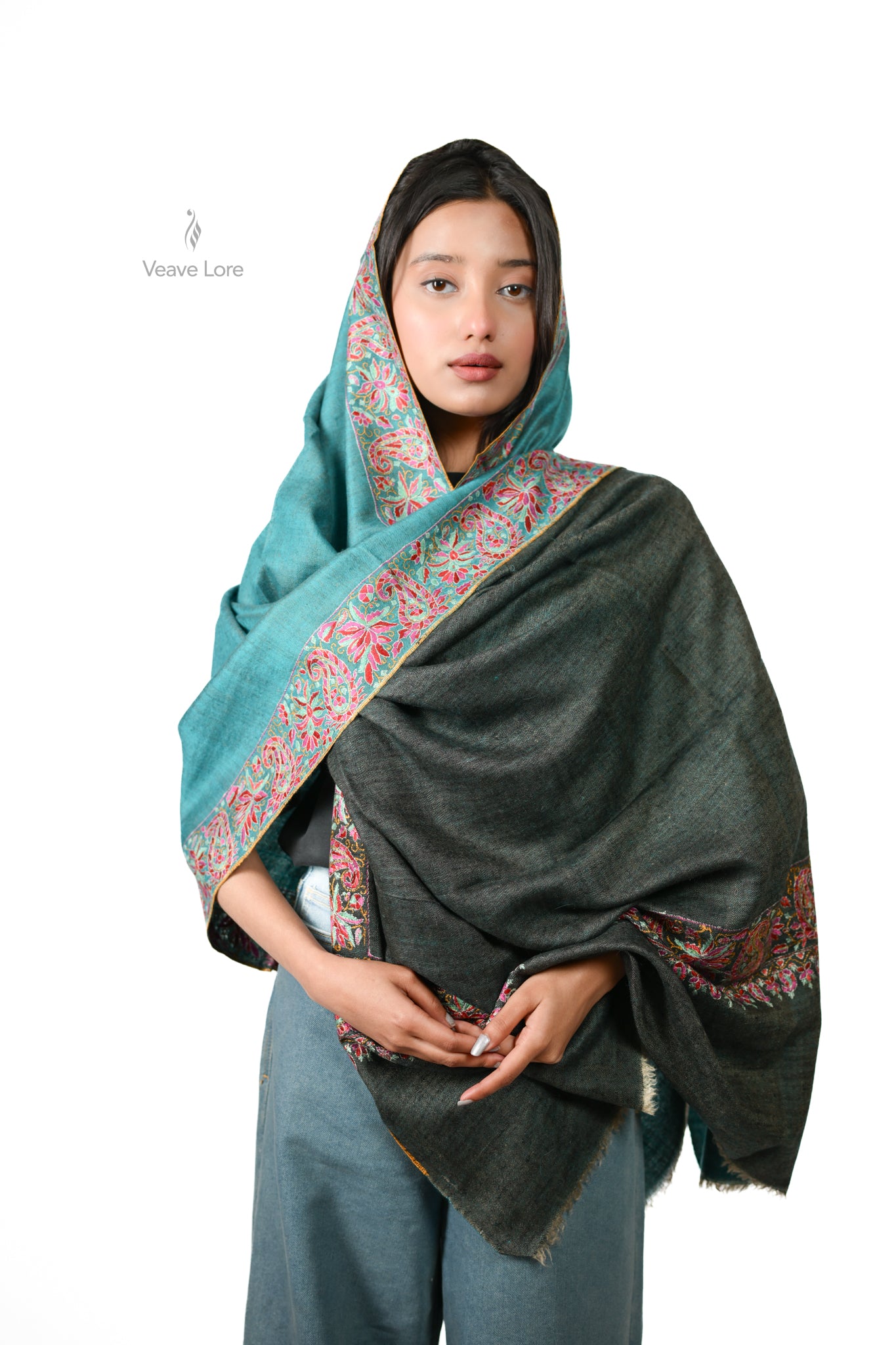 Tausi & Cypress Pashmina Shawl