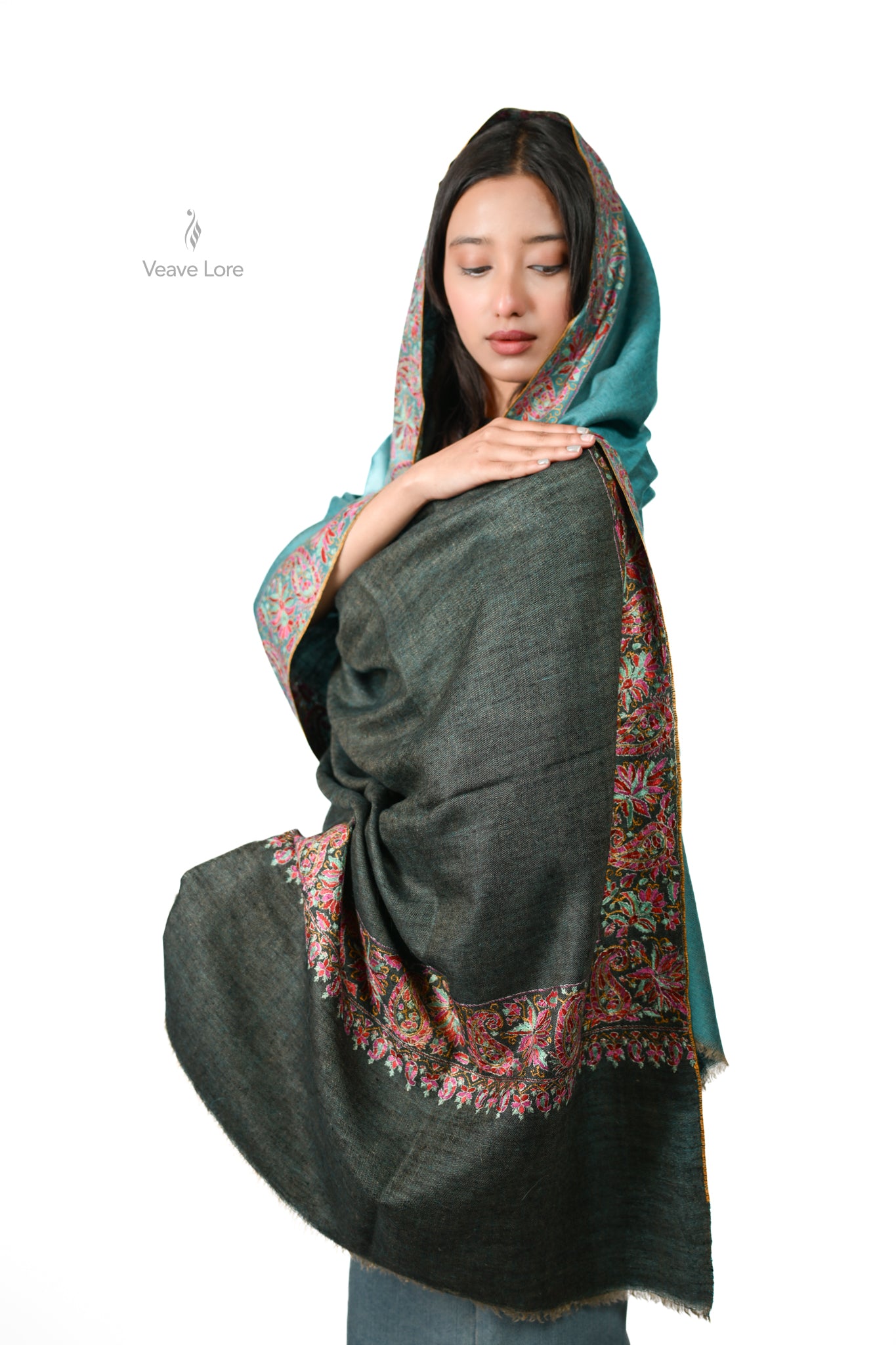 Tausi & Cypress Pashmina Shawl