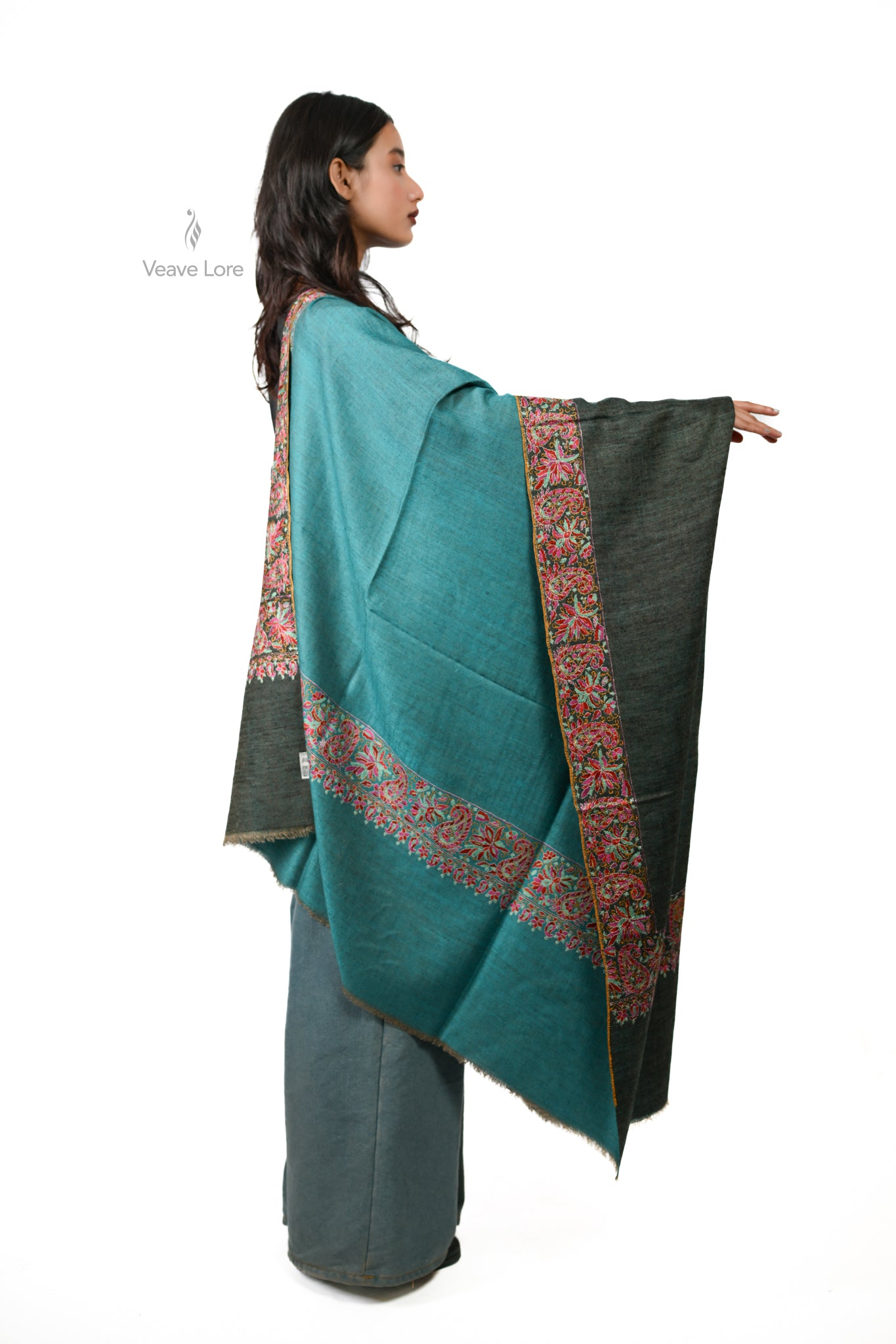 Tausi & Cypress Pashmina Shawl