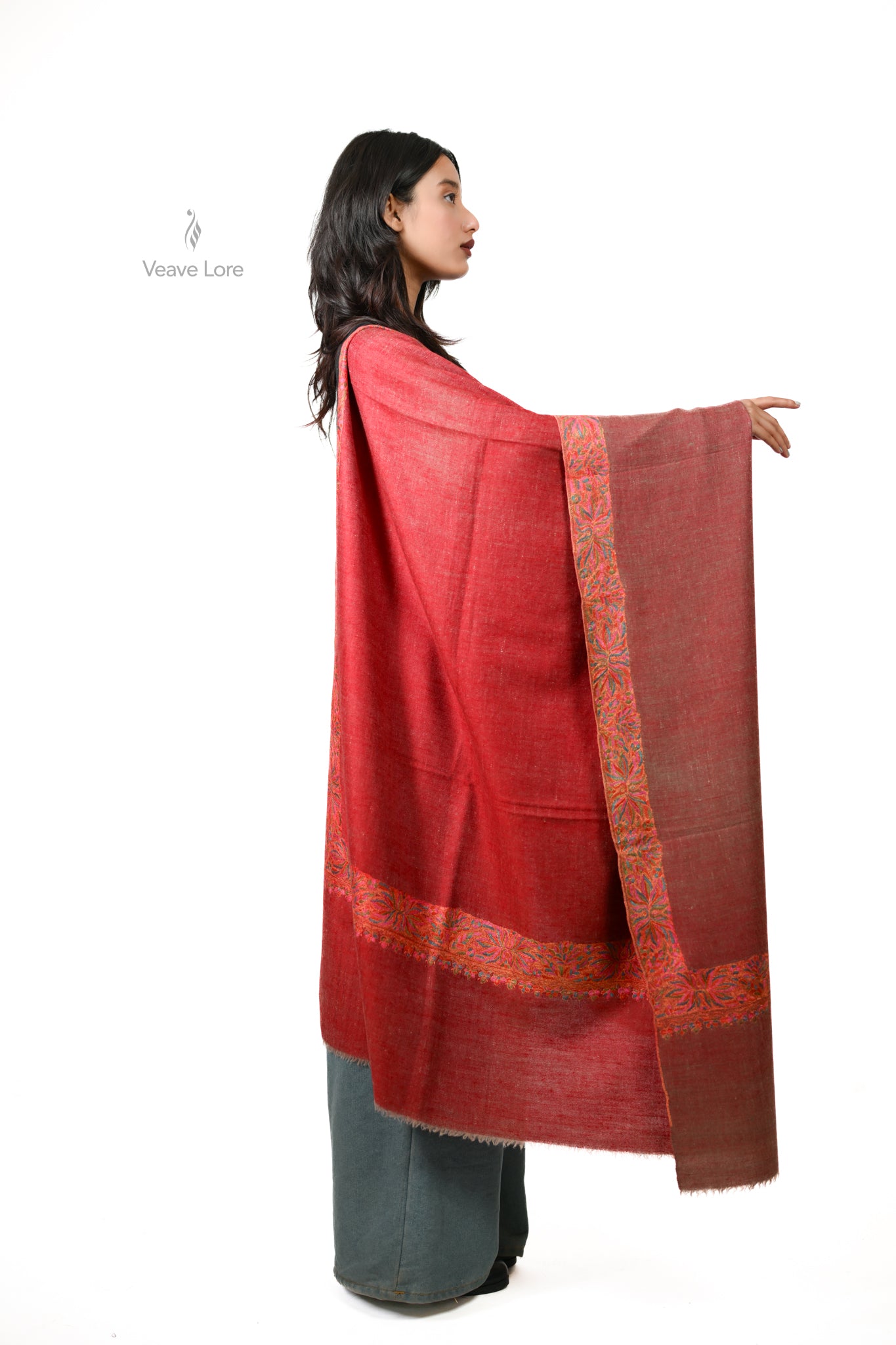 The Yaqut Veil Pashmina Shawl
