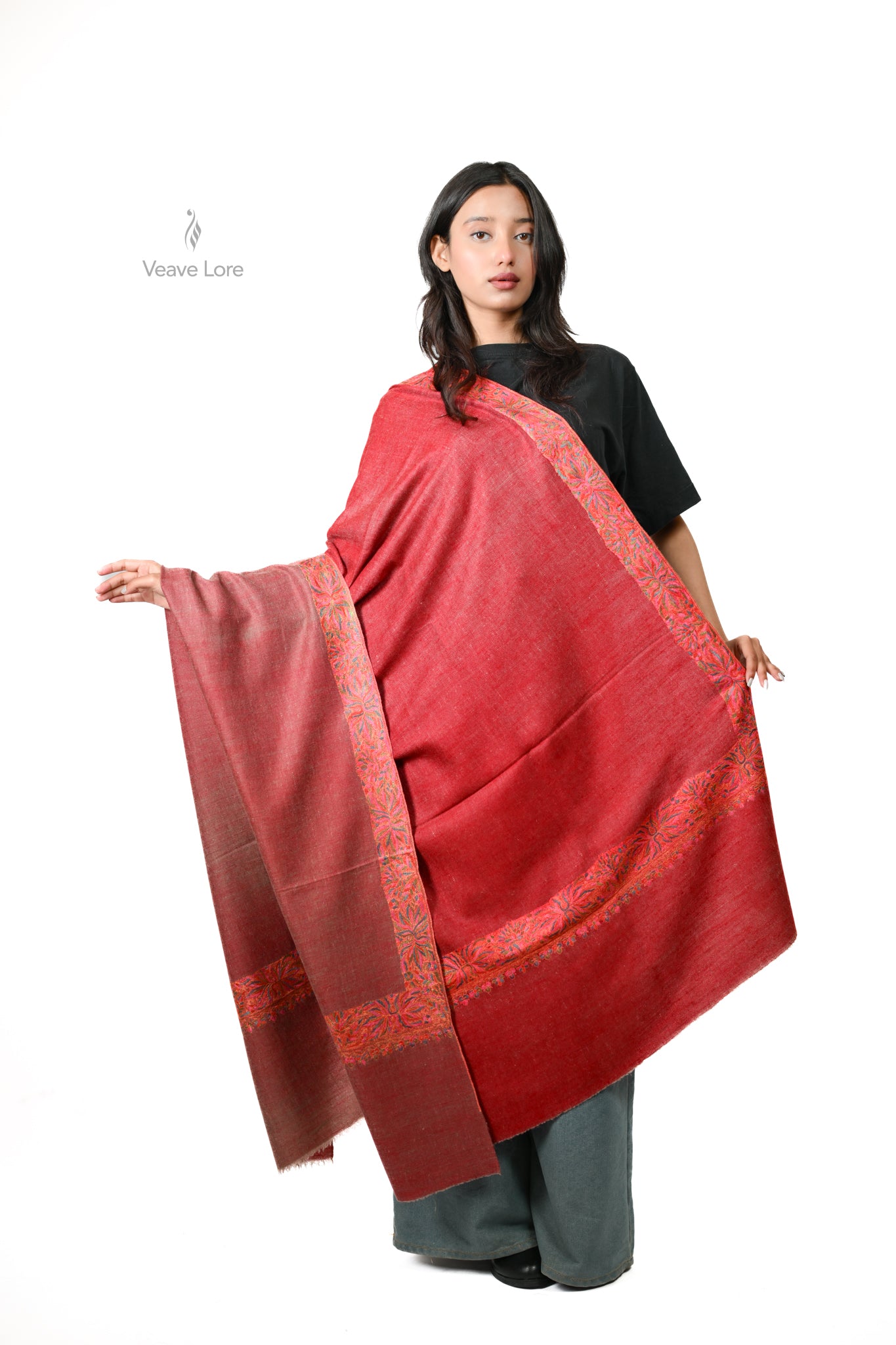 The Yaqut Veil Pashmina Shawl