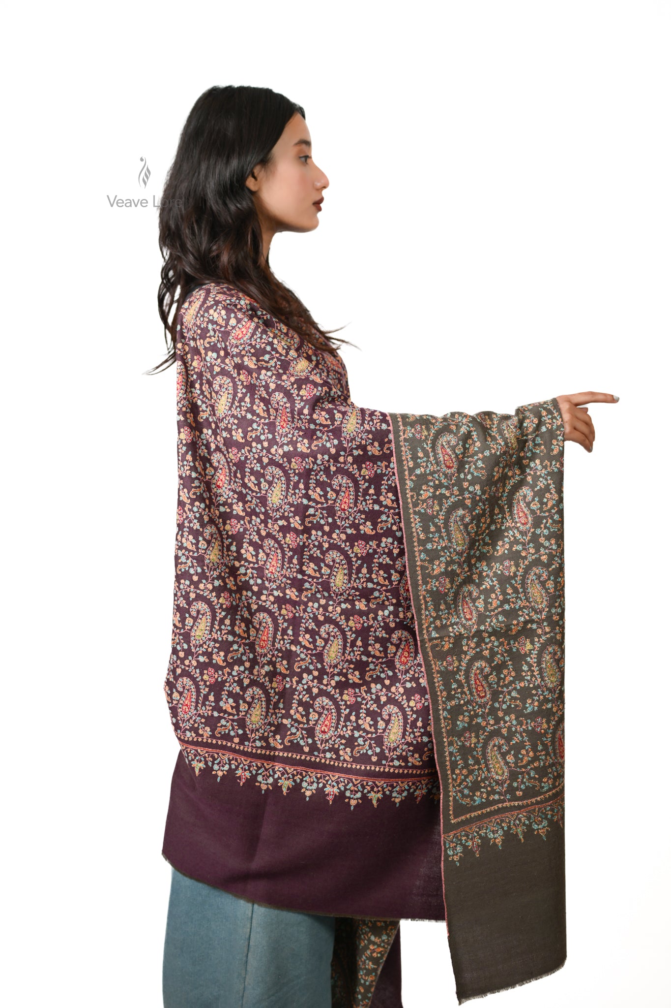 The Twilight Bazm Pashmina Shawl