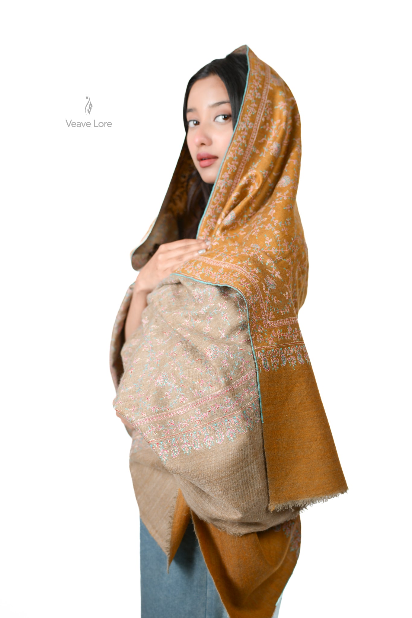 Honey & Khaak Pashmina Shawl