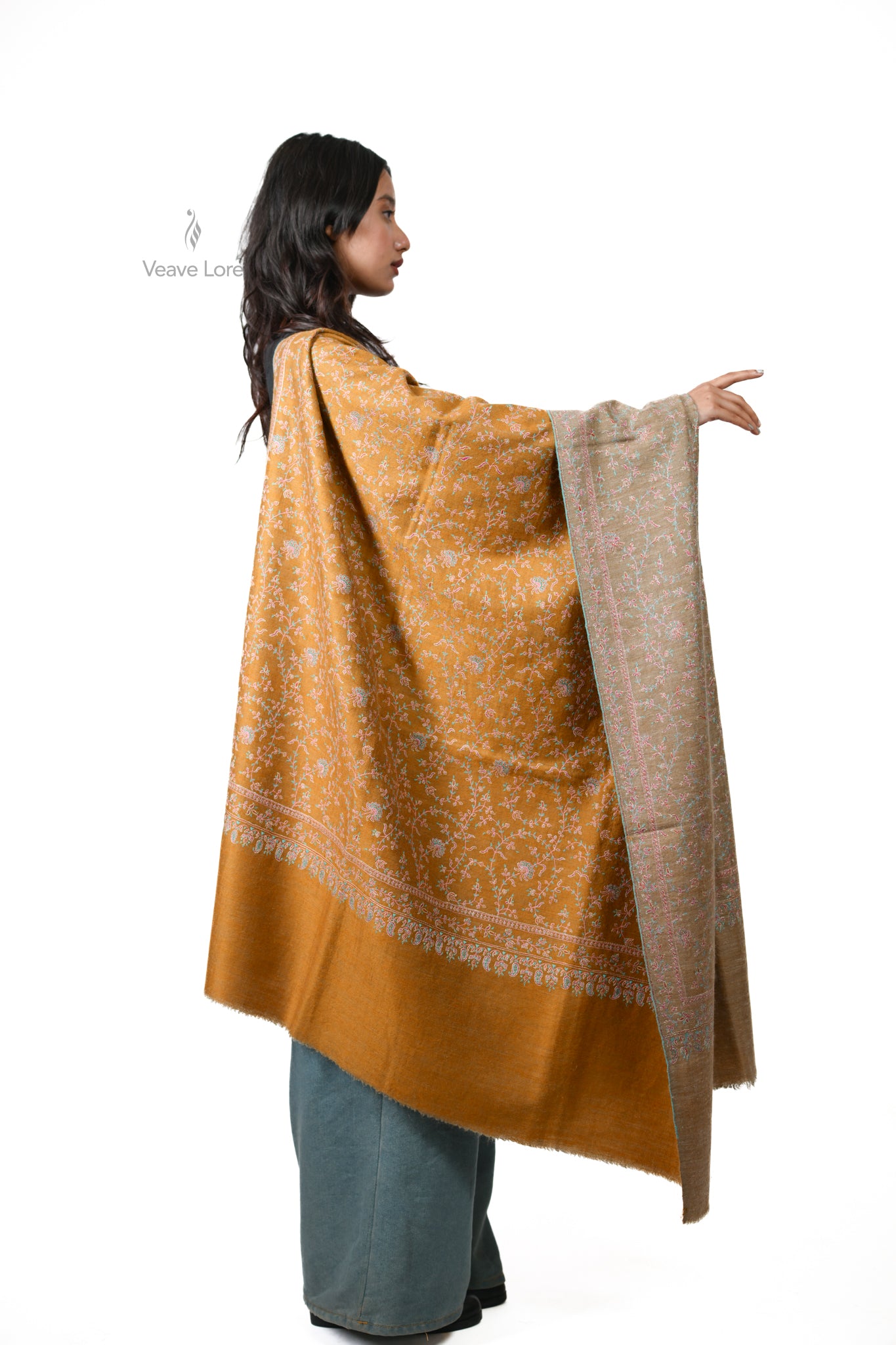 Honey & Khaak Pashmina Shawl