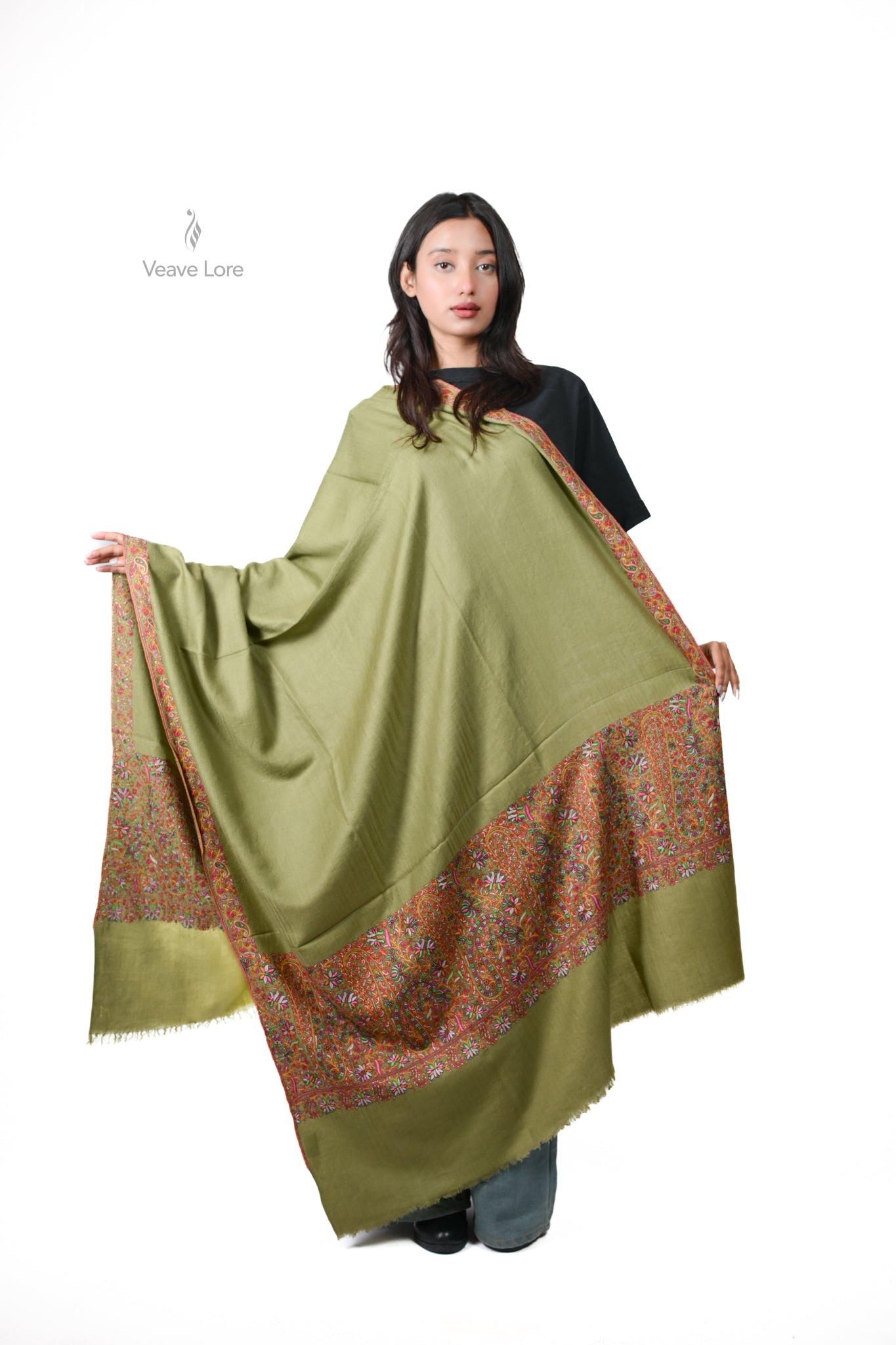 Bagh-e-Bahar Palledar Pashmina Shawl