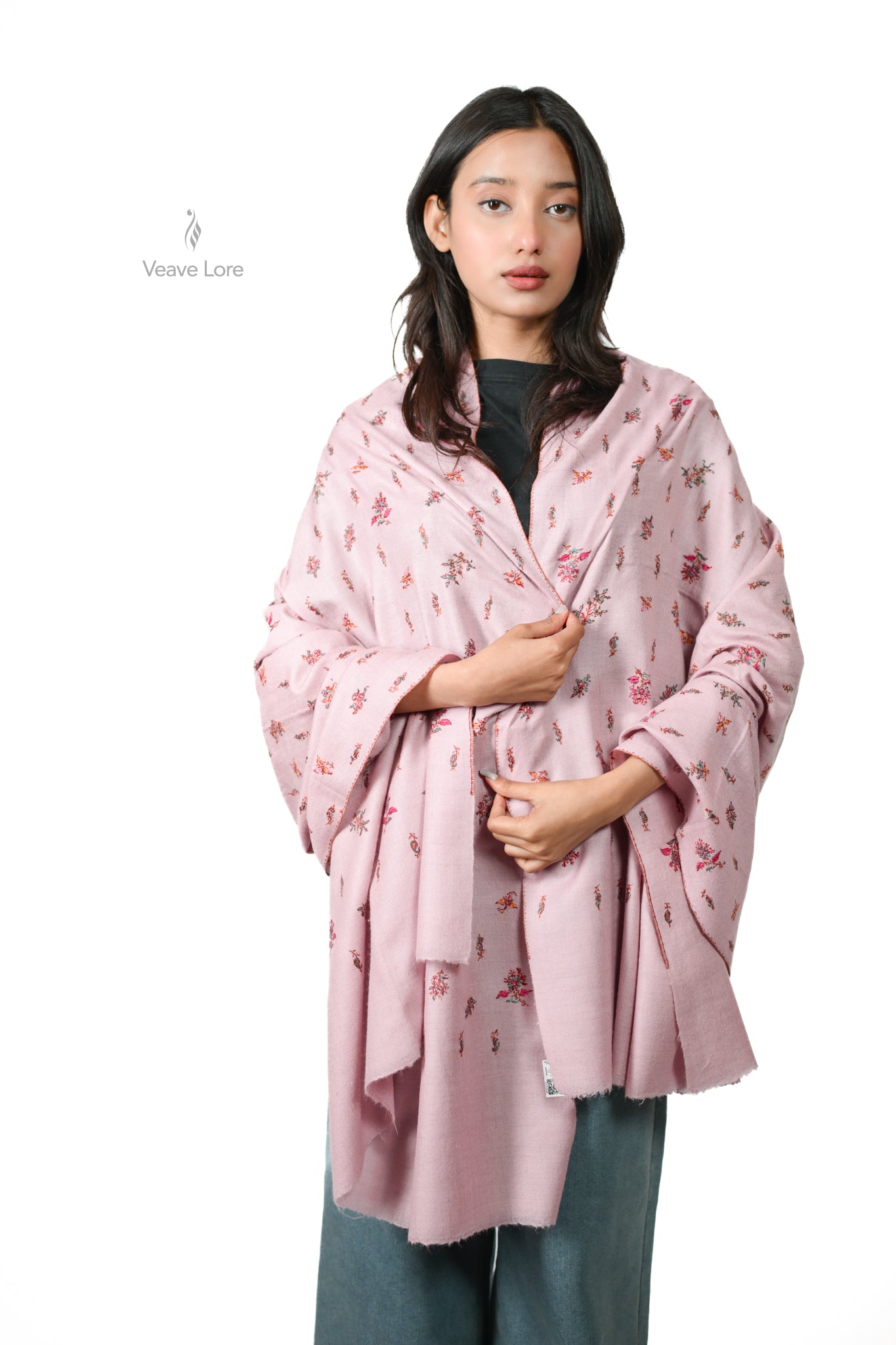 The Scattered Sozni Buti in Dawn Pink
