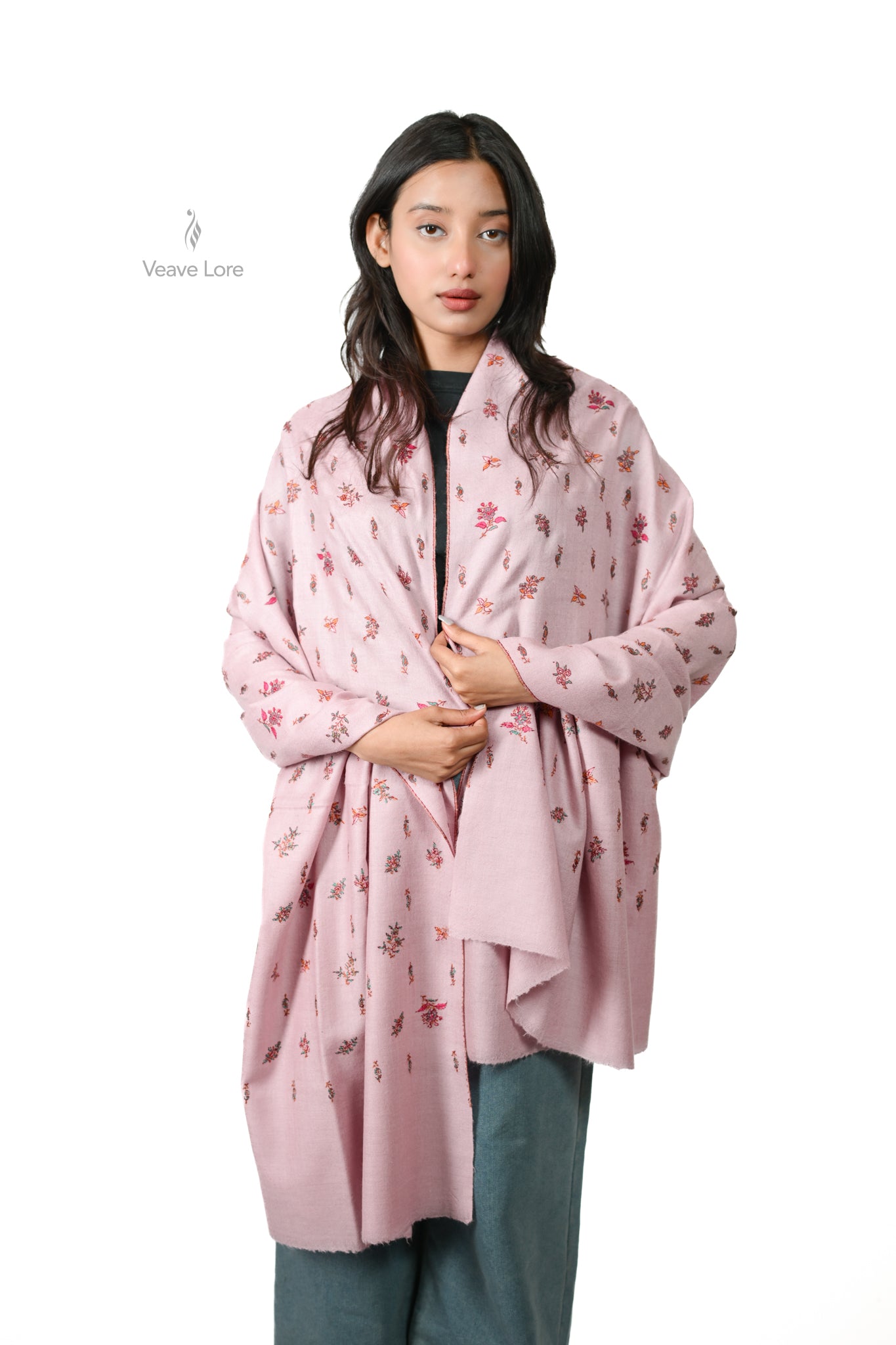 The Scattered Sozni Buti in Dawn Pink