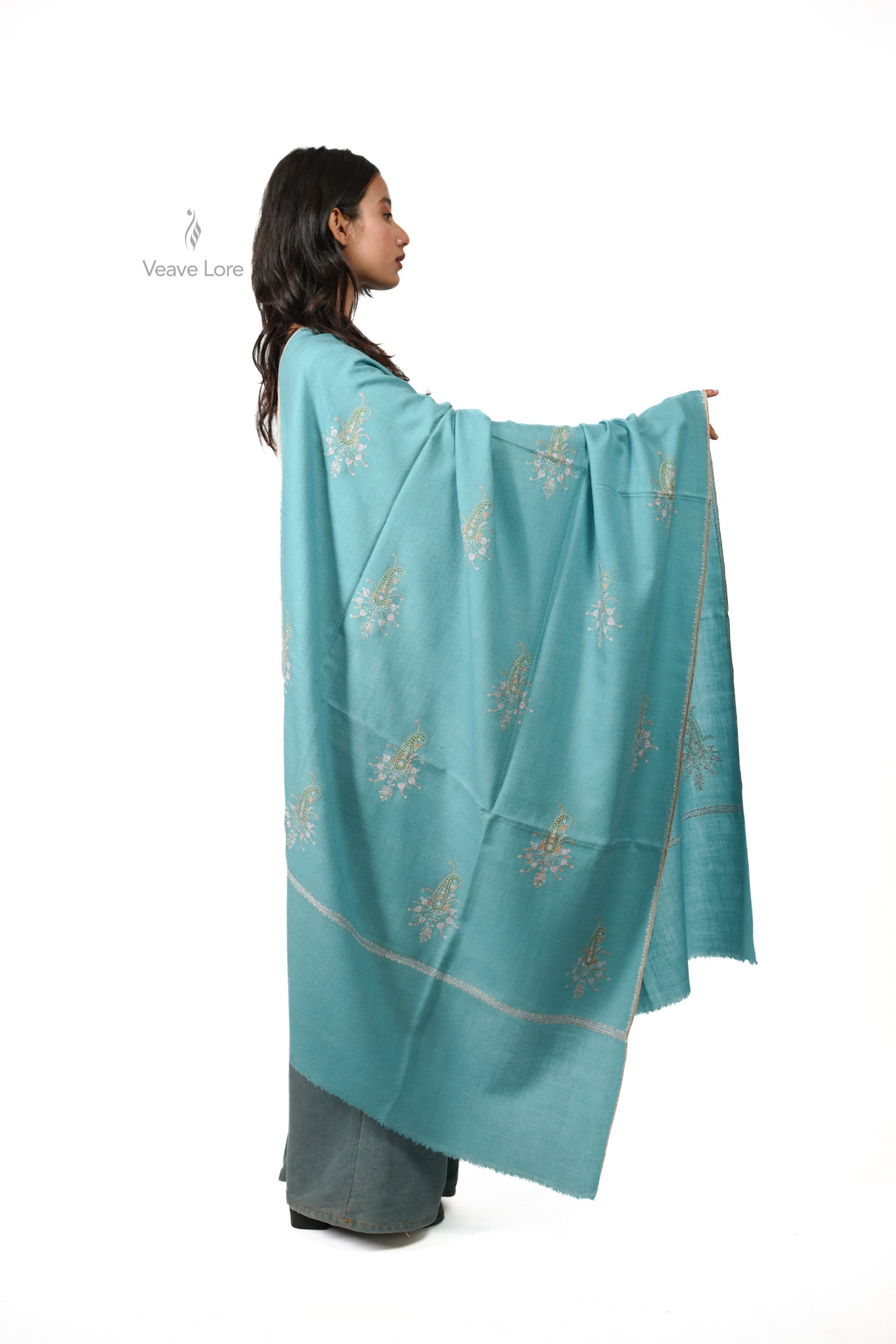 Daria-e-Badam Pashmina Shawl