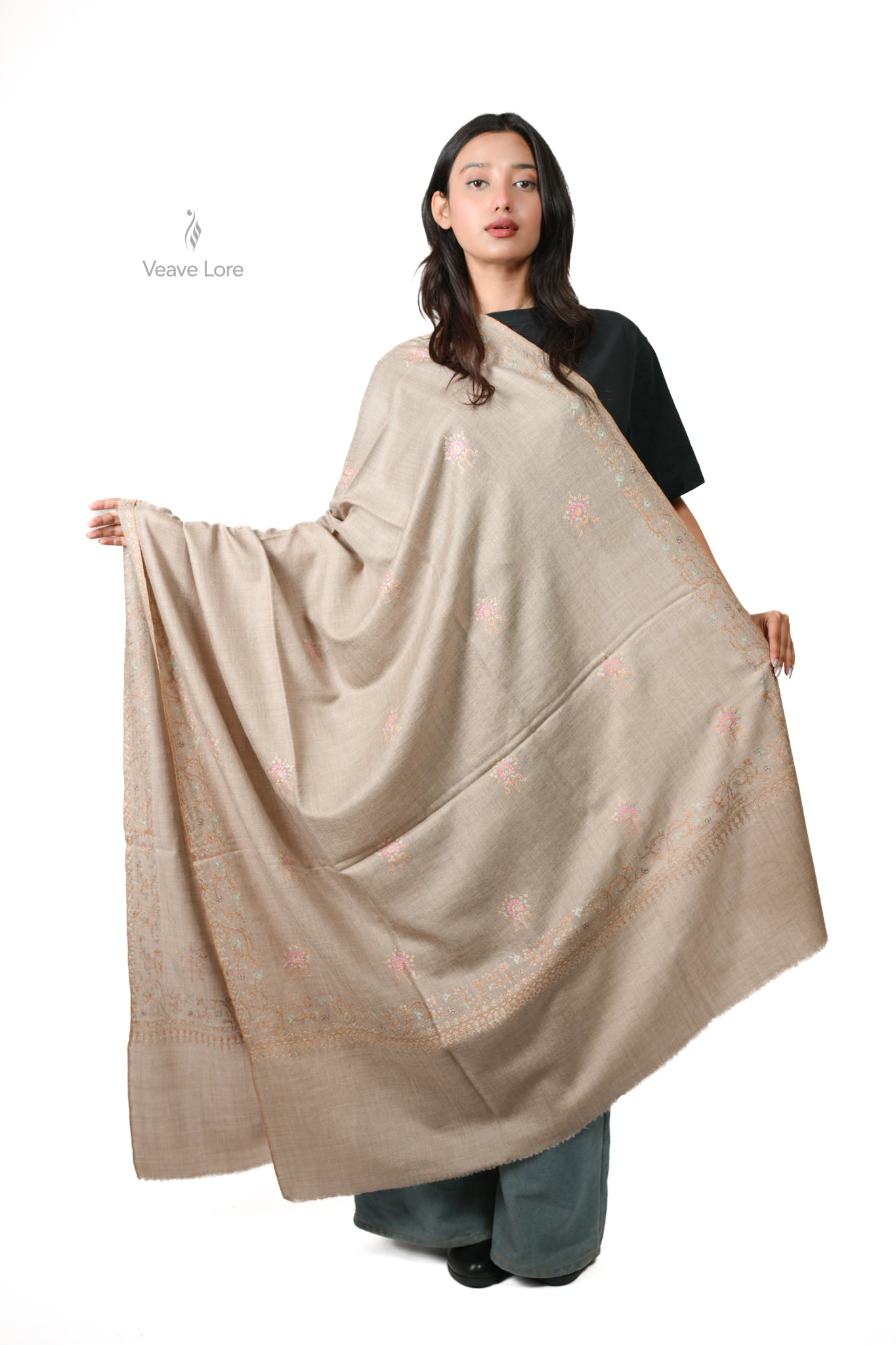Mehfil-e-Gul Pashmina Shawl