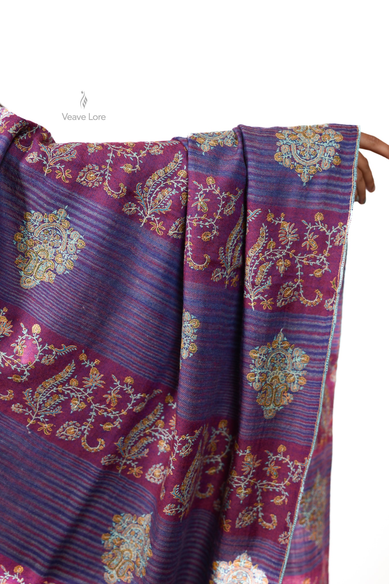 Gulzar Orchid Pashmina Shawl